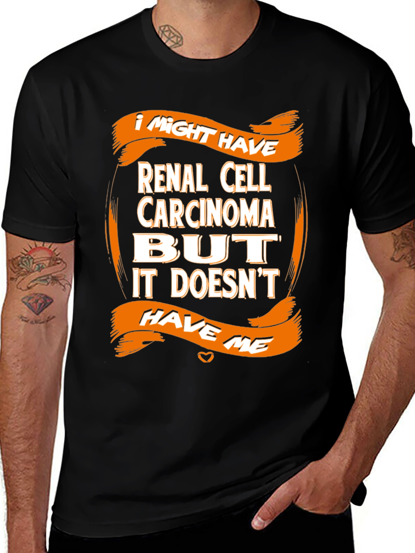 Variant 6 of Renal Cell Carcinoma Awareness Graphic T-Shirt