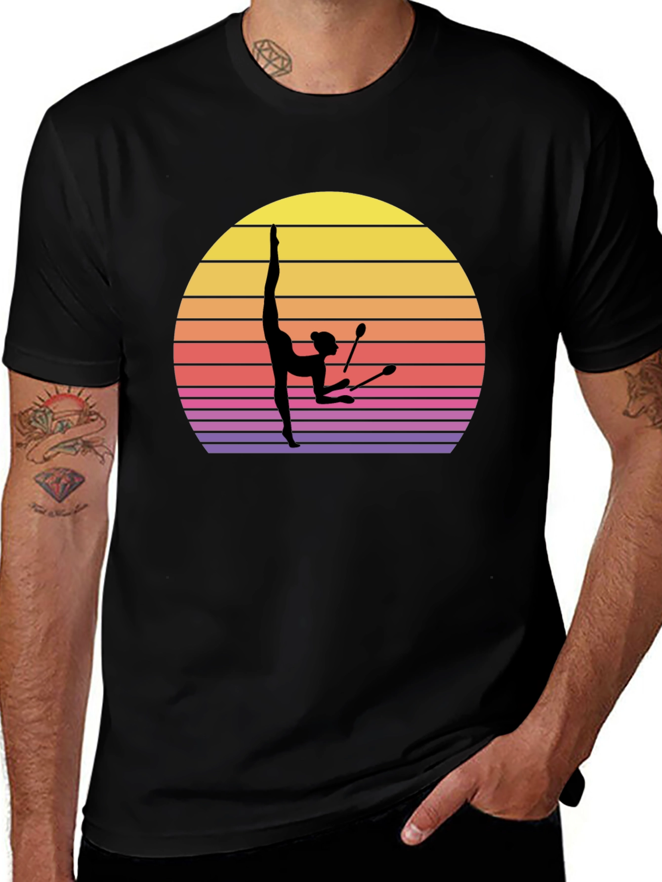 Variant 6 of Gymnast Sunset T-Shirt