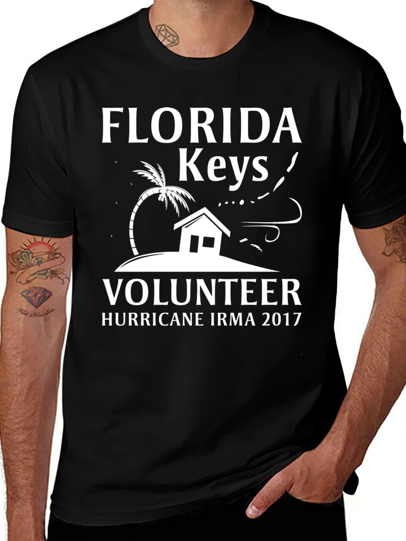 Florida Keys Hurricane Irma 2017 Volunteer T-Shirt