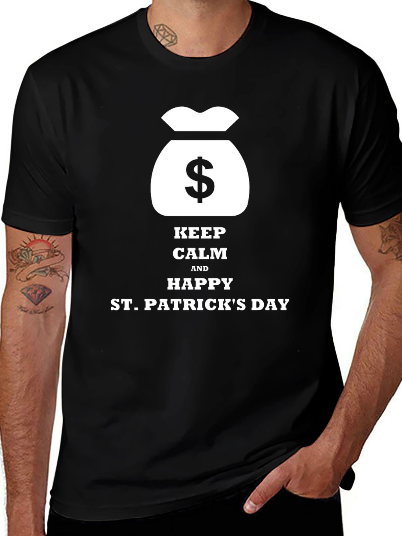 Variant 27 of Lucky St. Patrick's Day Black T-Shirt