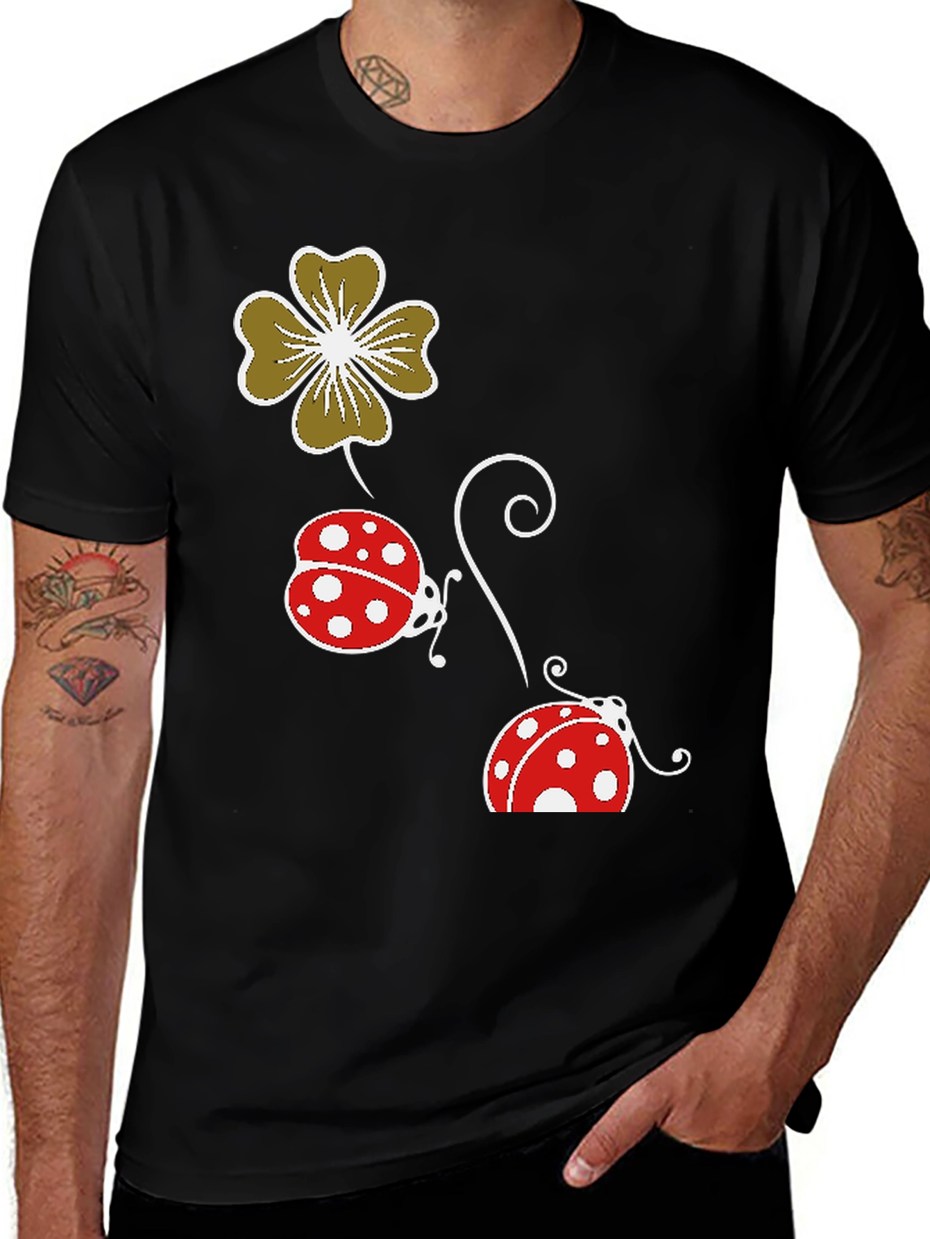 Variant 25 of Lucky Ladybug Graphic Tee