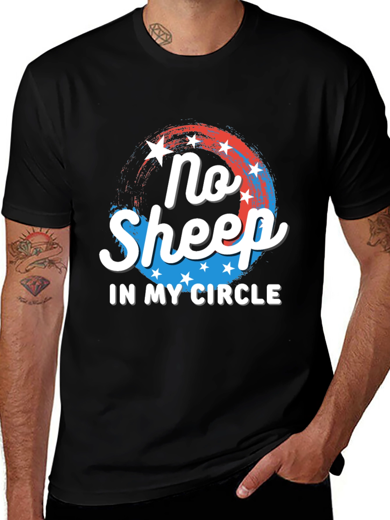 Variant 23 of No Sheep In My Circle Graphic Tee