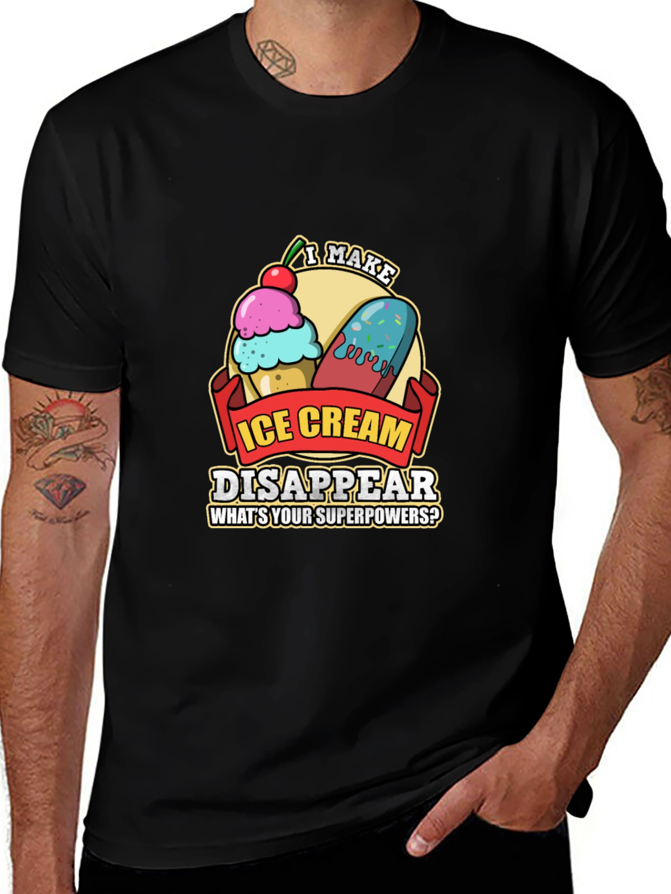 Variant 25 of I Make Ice Cream Disappear T-Shirt