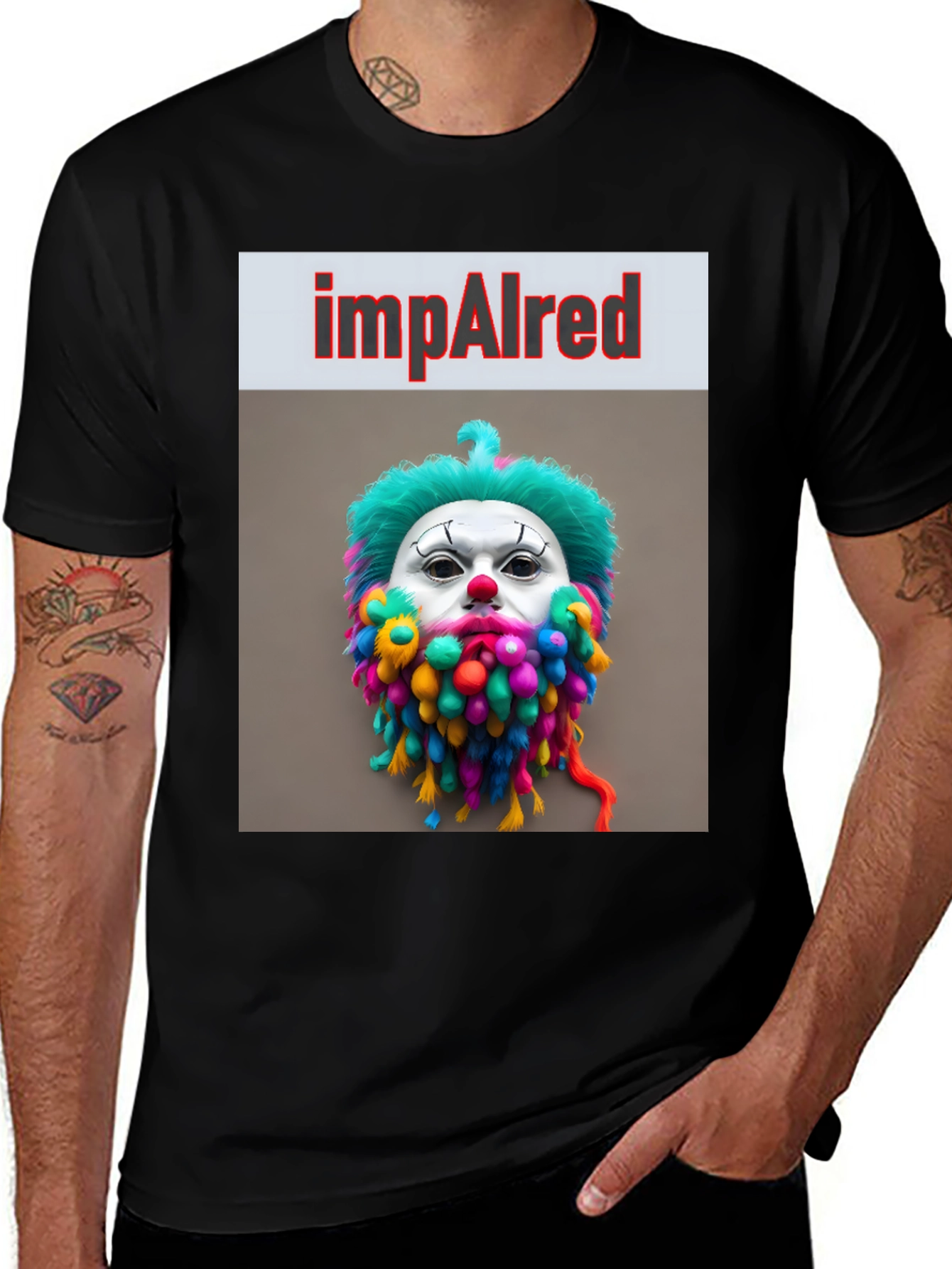 Variant 16 of ImpAlred Clown Graphic Tee