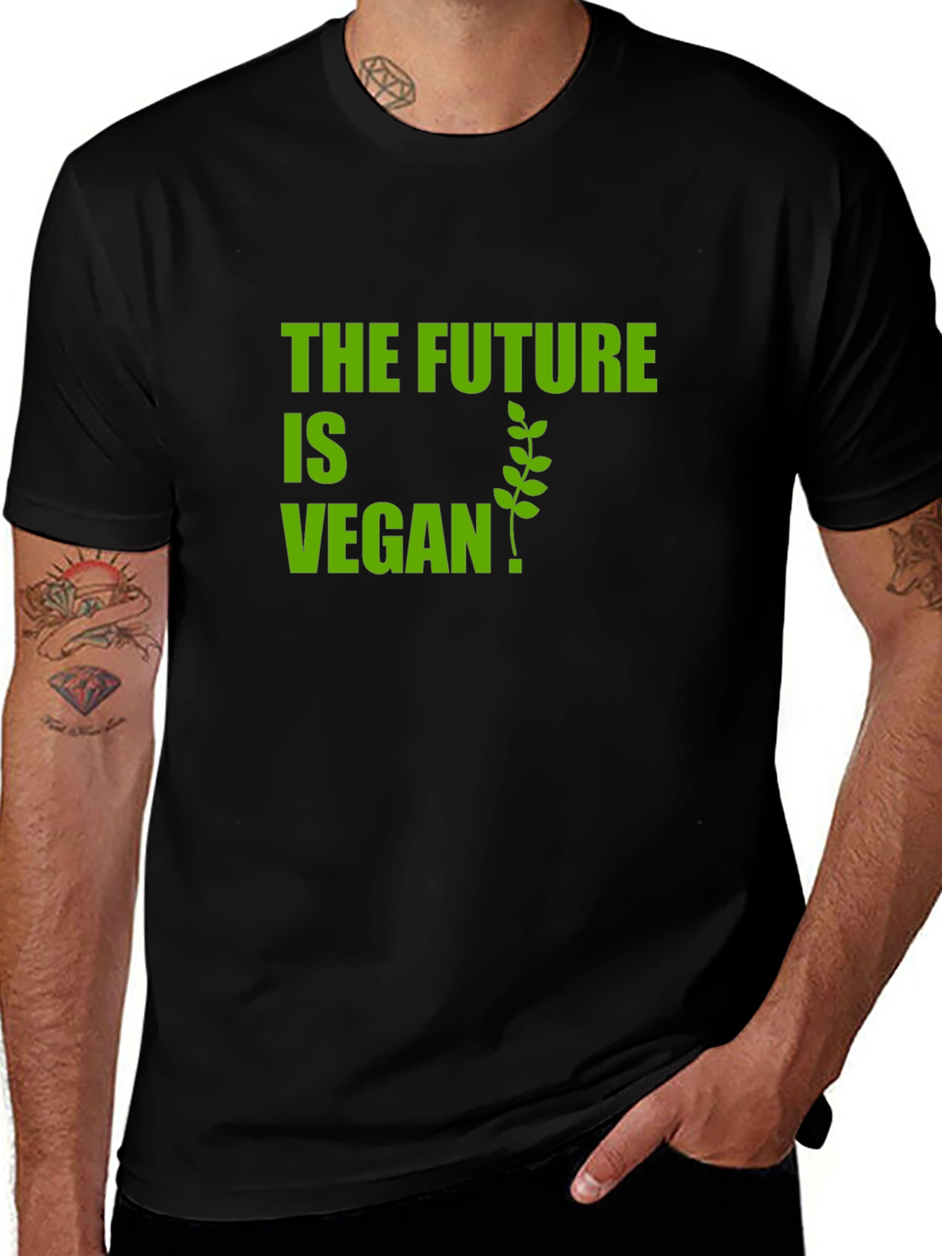Variant 24 of The Future is Vegan T-Shirt - Stylish & Sustainable