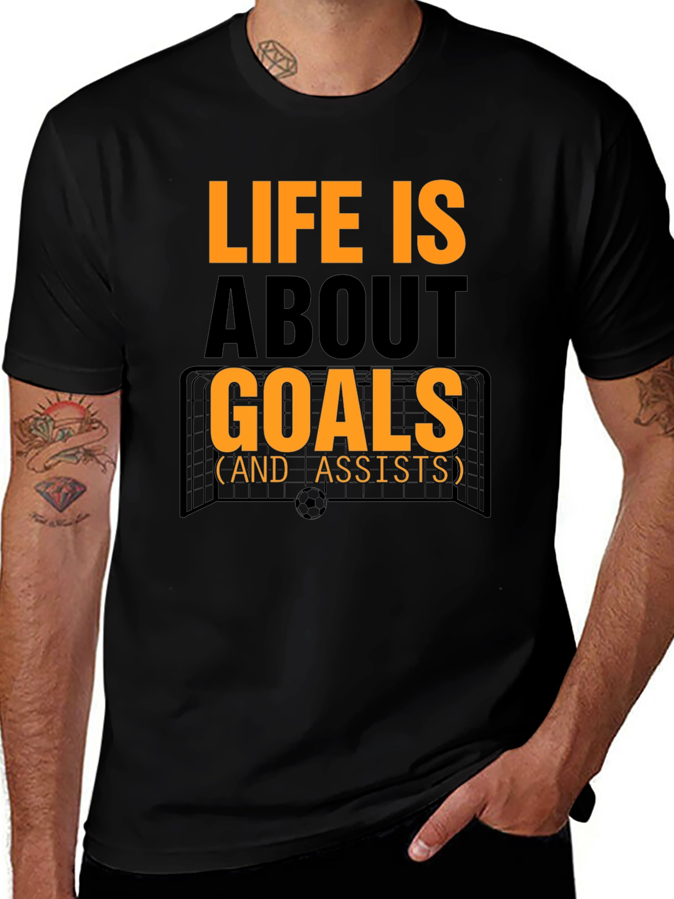 Life is About Goals Soccer T-Shirt
