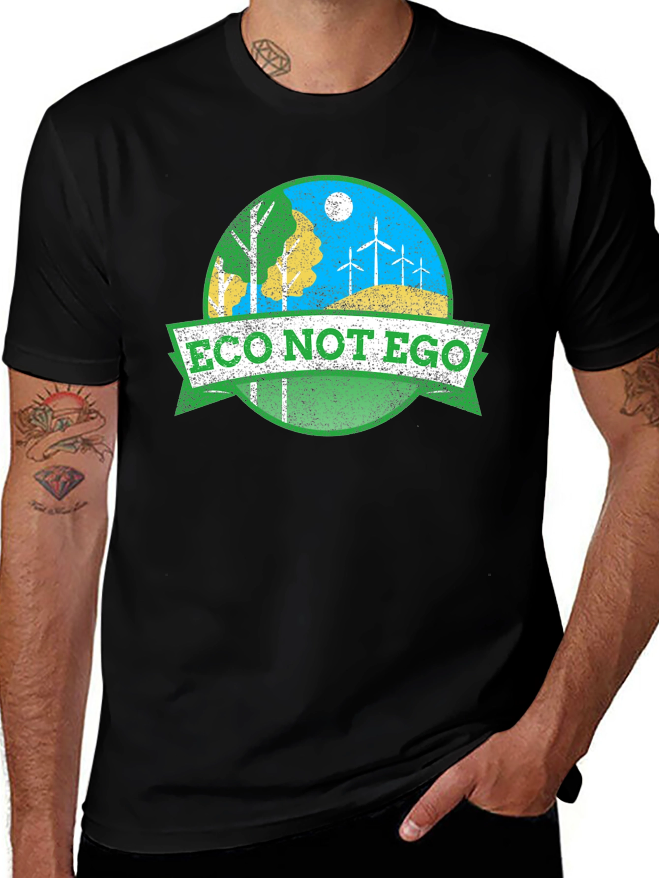 Eco Not Ego Graphic Tee