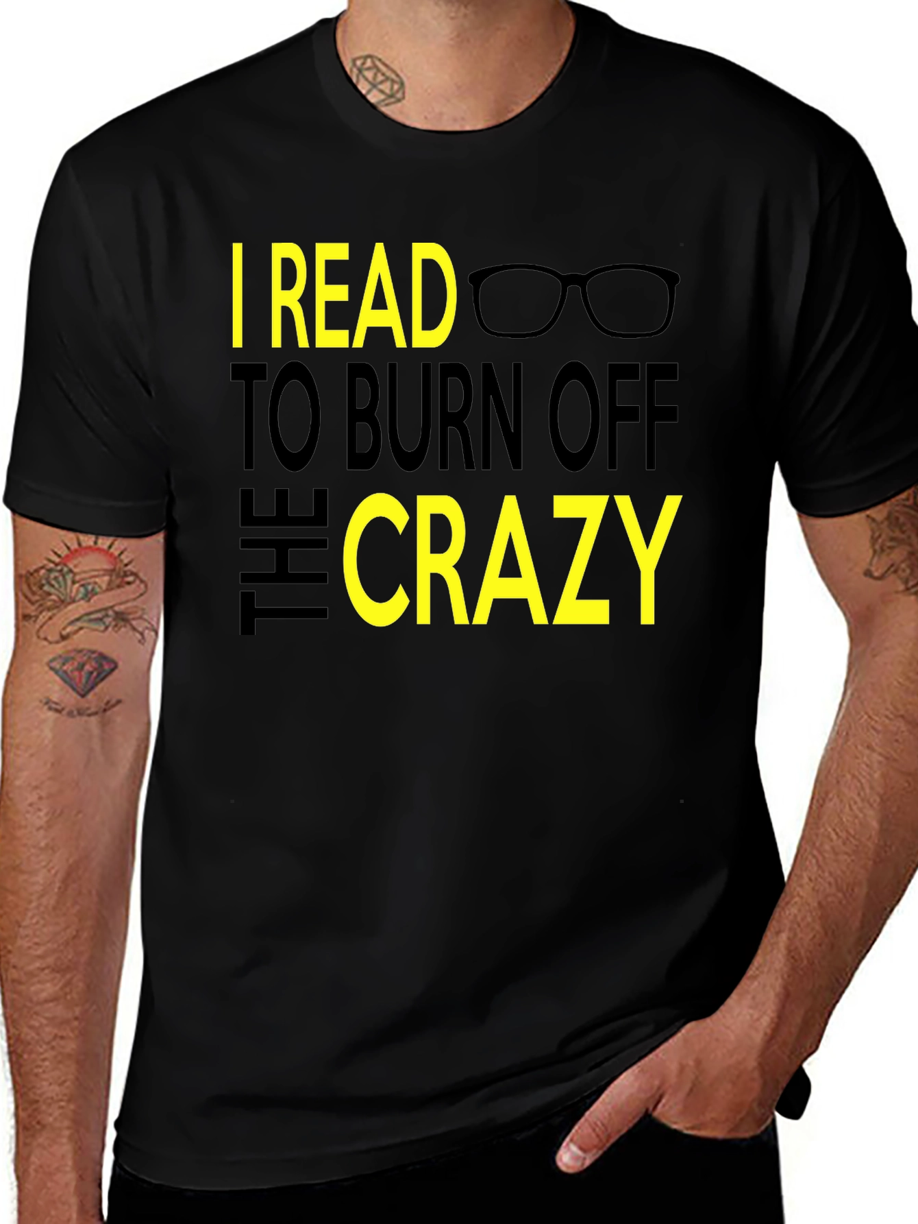 Variant 15 of I Read to Burn Off The Crazy T-Shirt