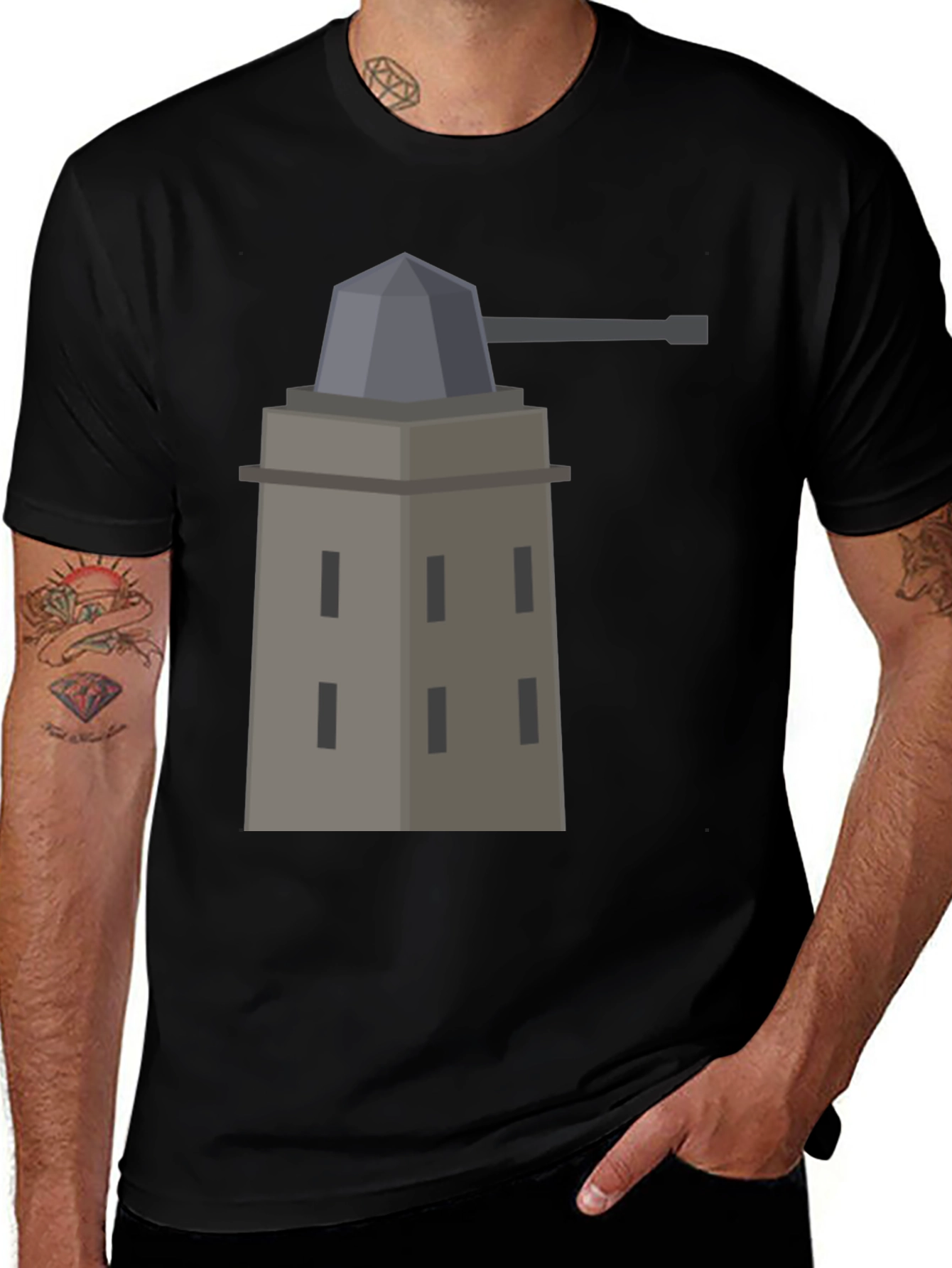 Variant 18 of Tower T-Shirt: Fortified Style for Everyday Adventures