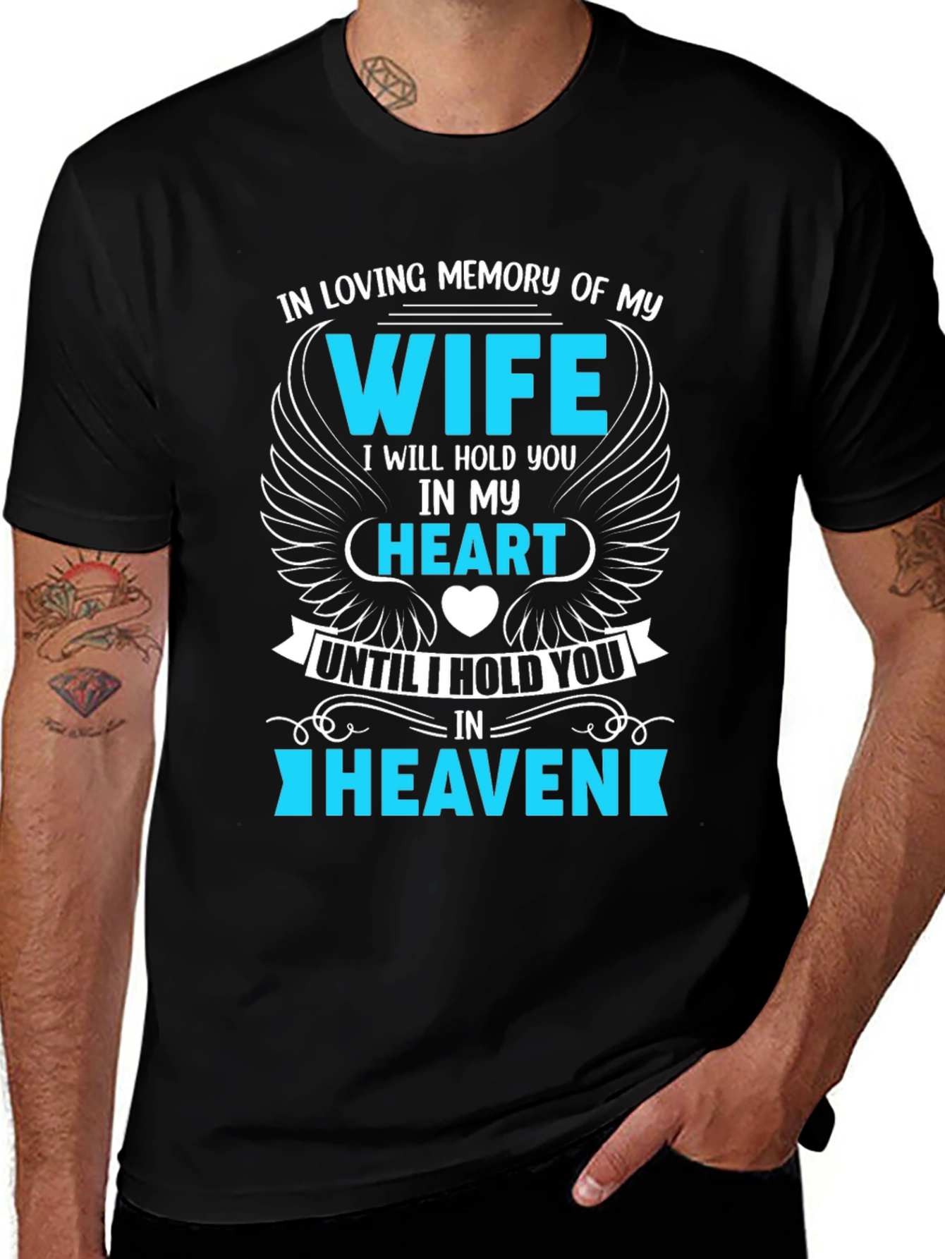 Variant 5 of In Loving Memory Wife T-Shirt