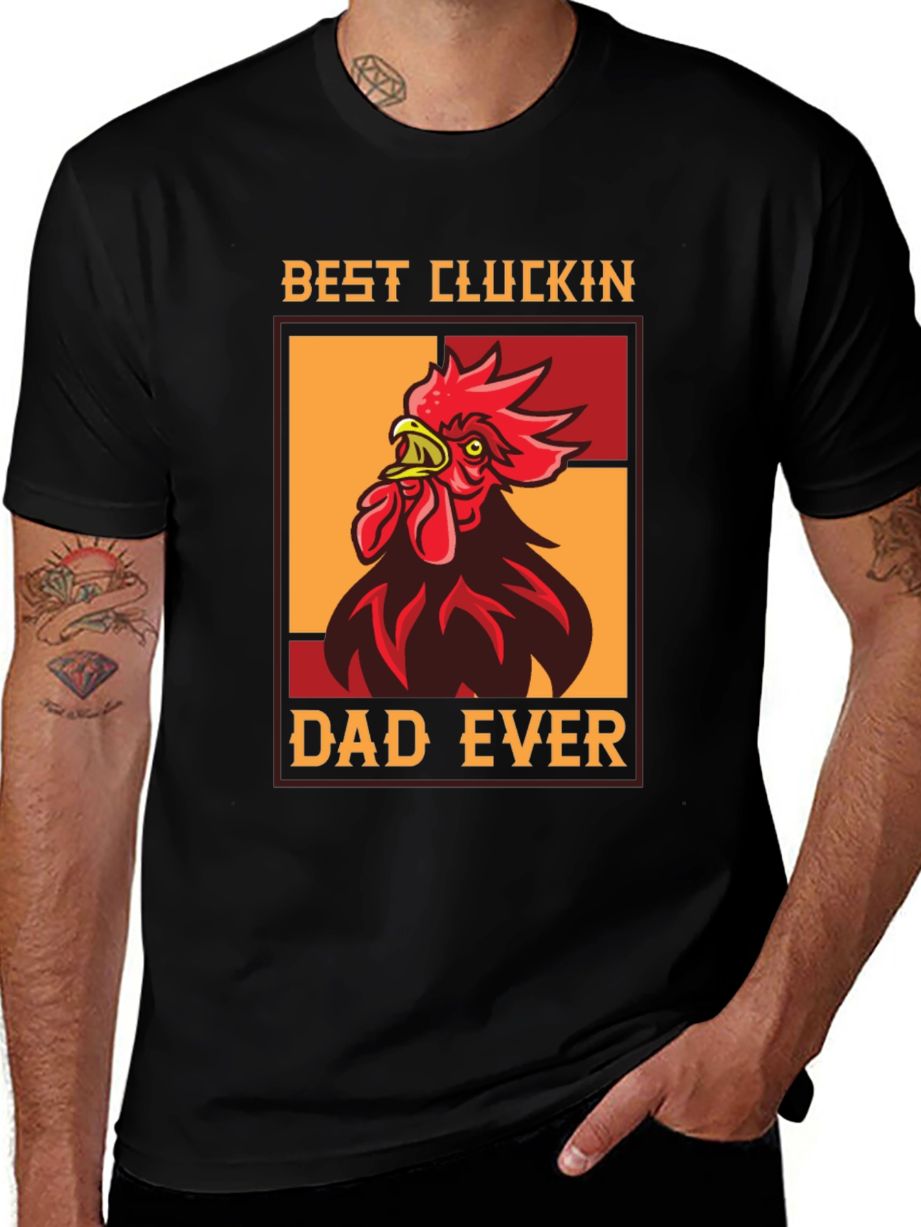 Variant 29 of Best Cluckin' Dad Ever T-Shirt