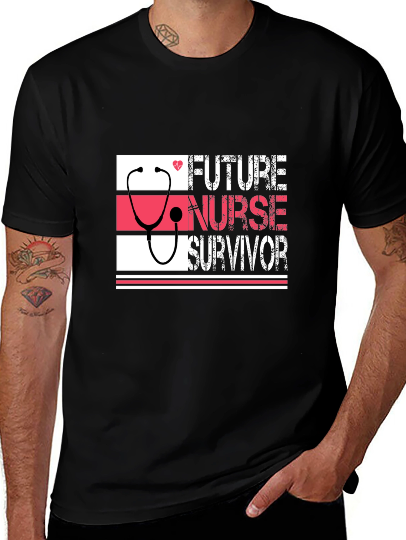 Variant 25 of Future Nurse Survivor Graphic Tee