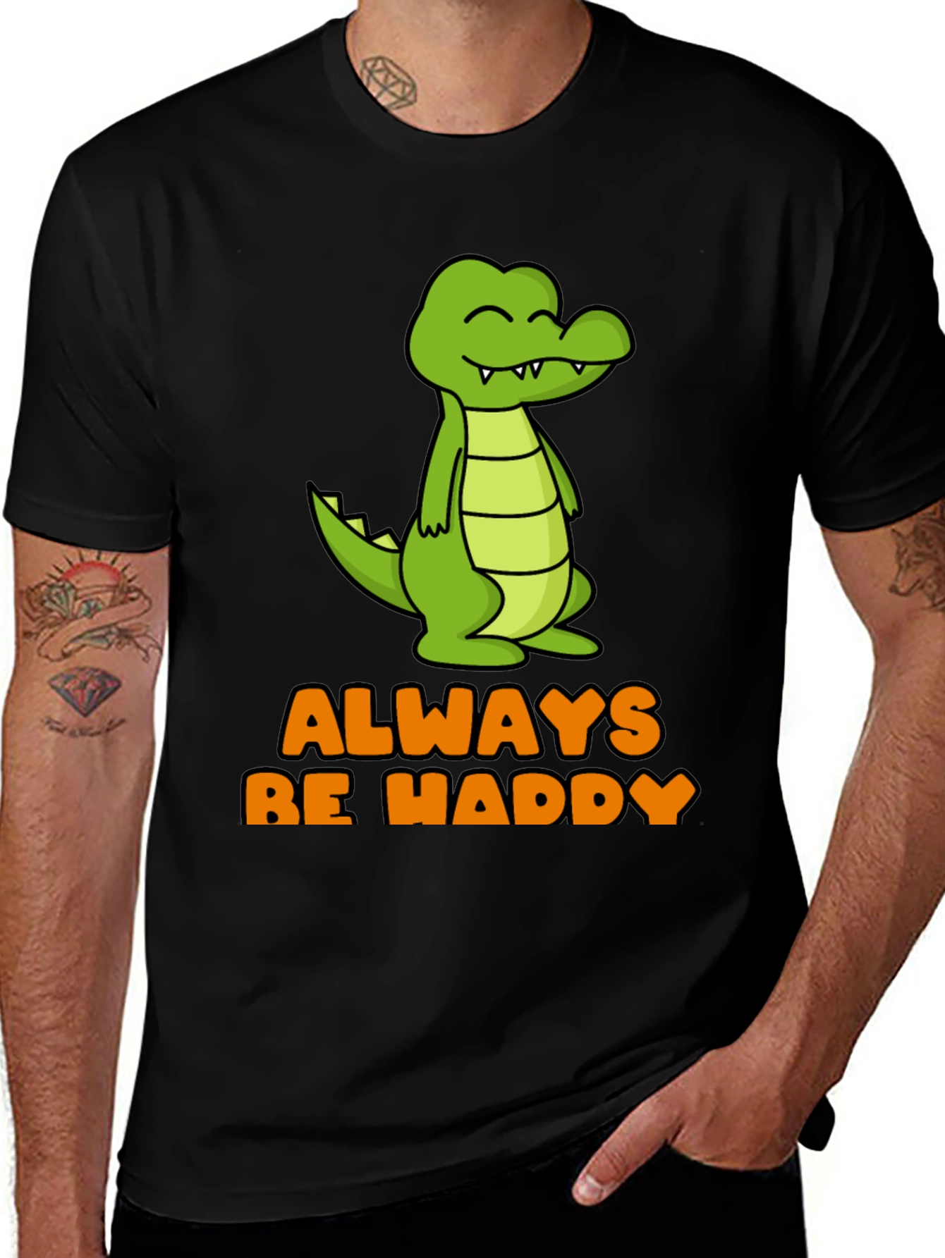 Variant 6 of Always Be Haddy Crocodile Graphic Tee