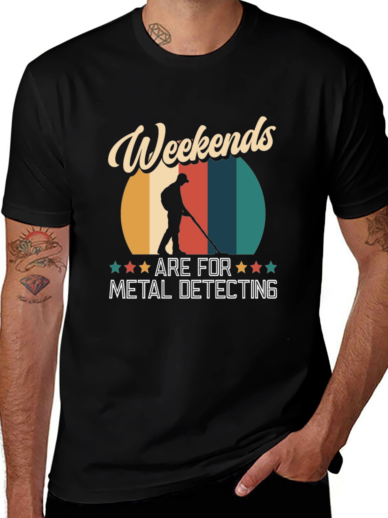 Variant 18 of Weekends are for Metal Detecting T-Shirt