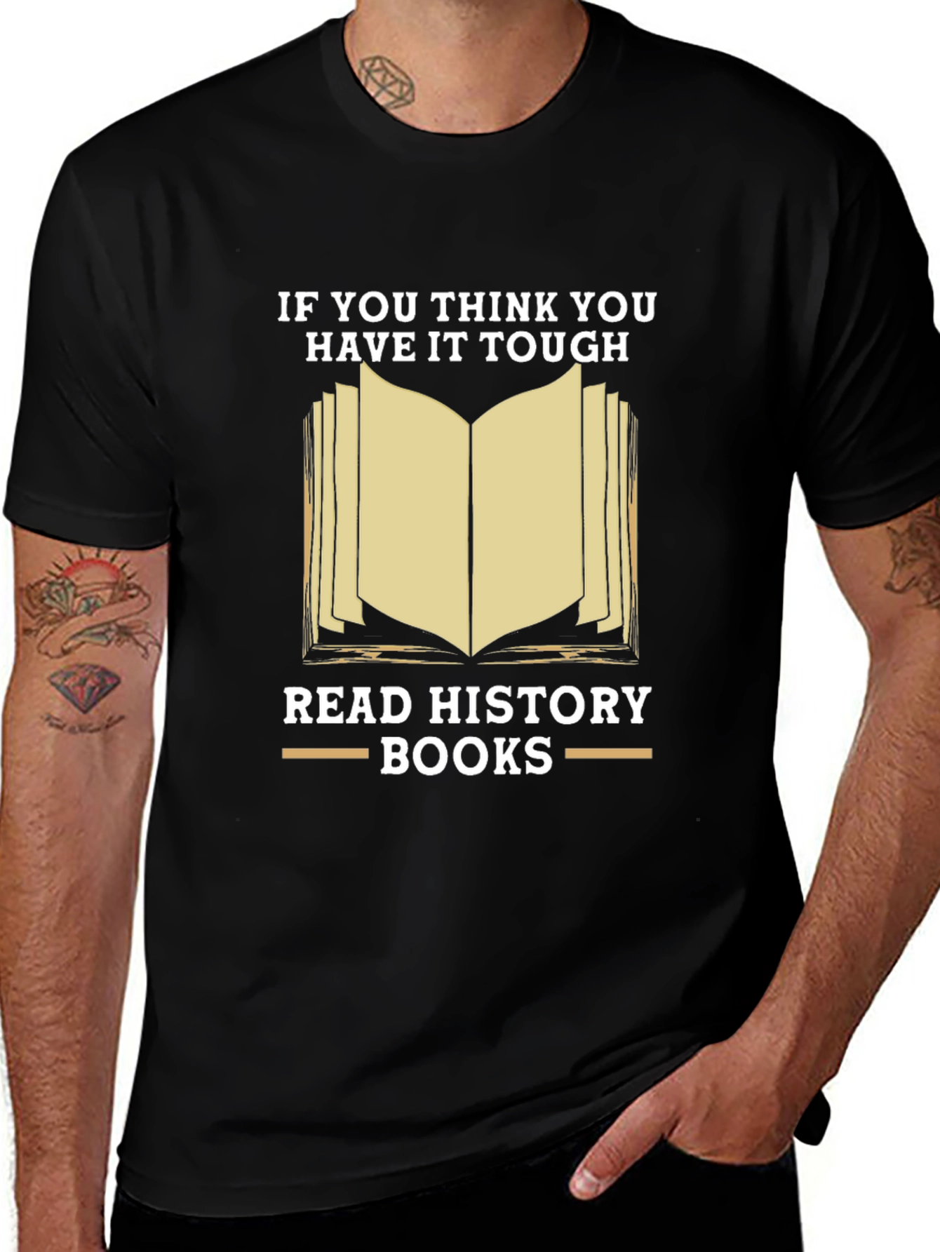 Variant 25 of Read History Books T-Shirt - Funny Book Lover Tee