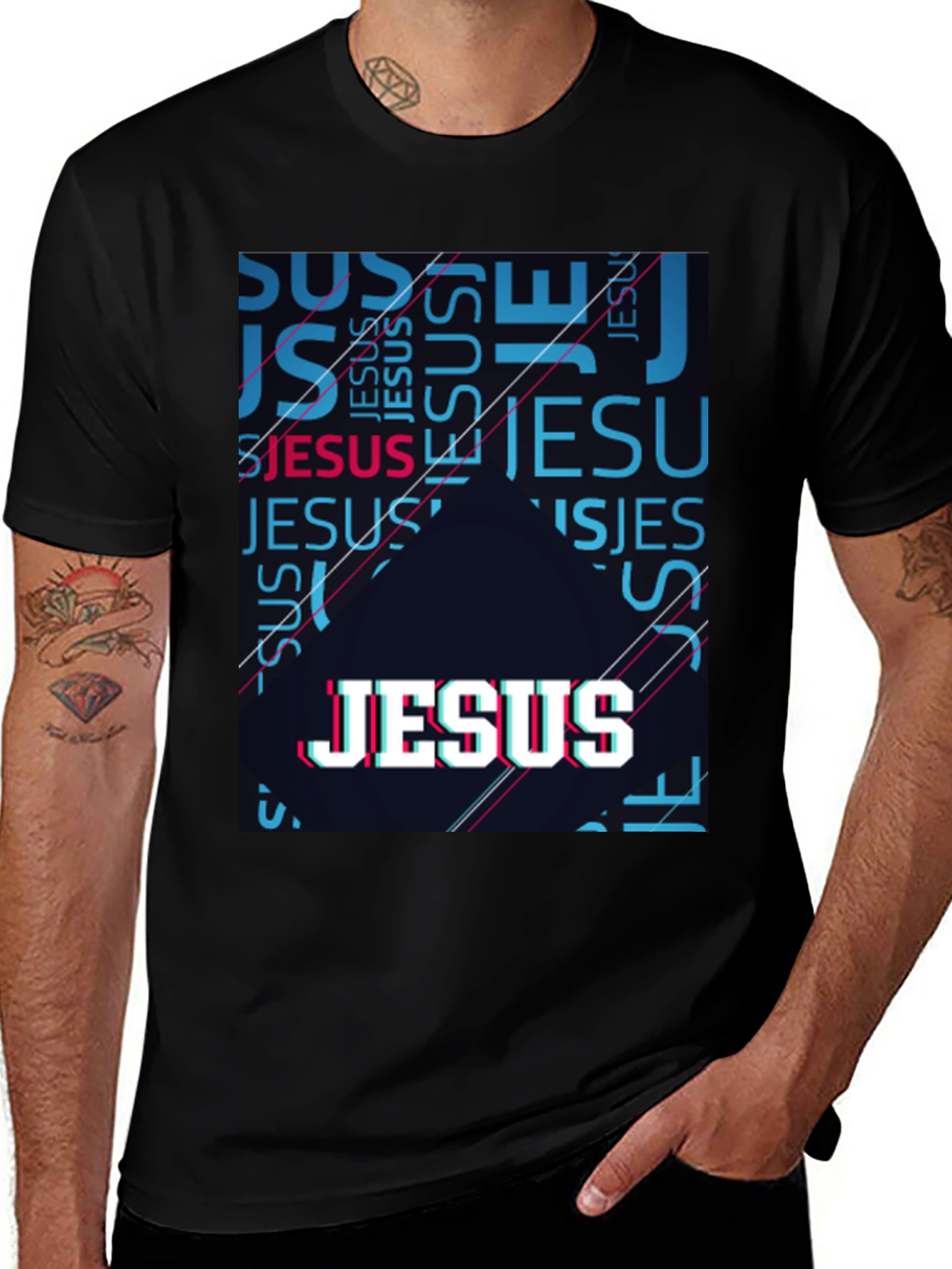 Jesus Graphic T-Shirt - Stylish Christian Apparel