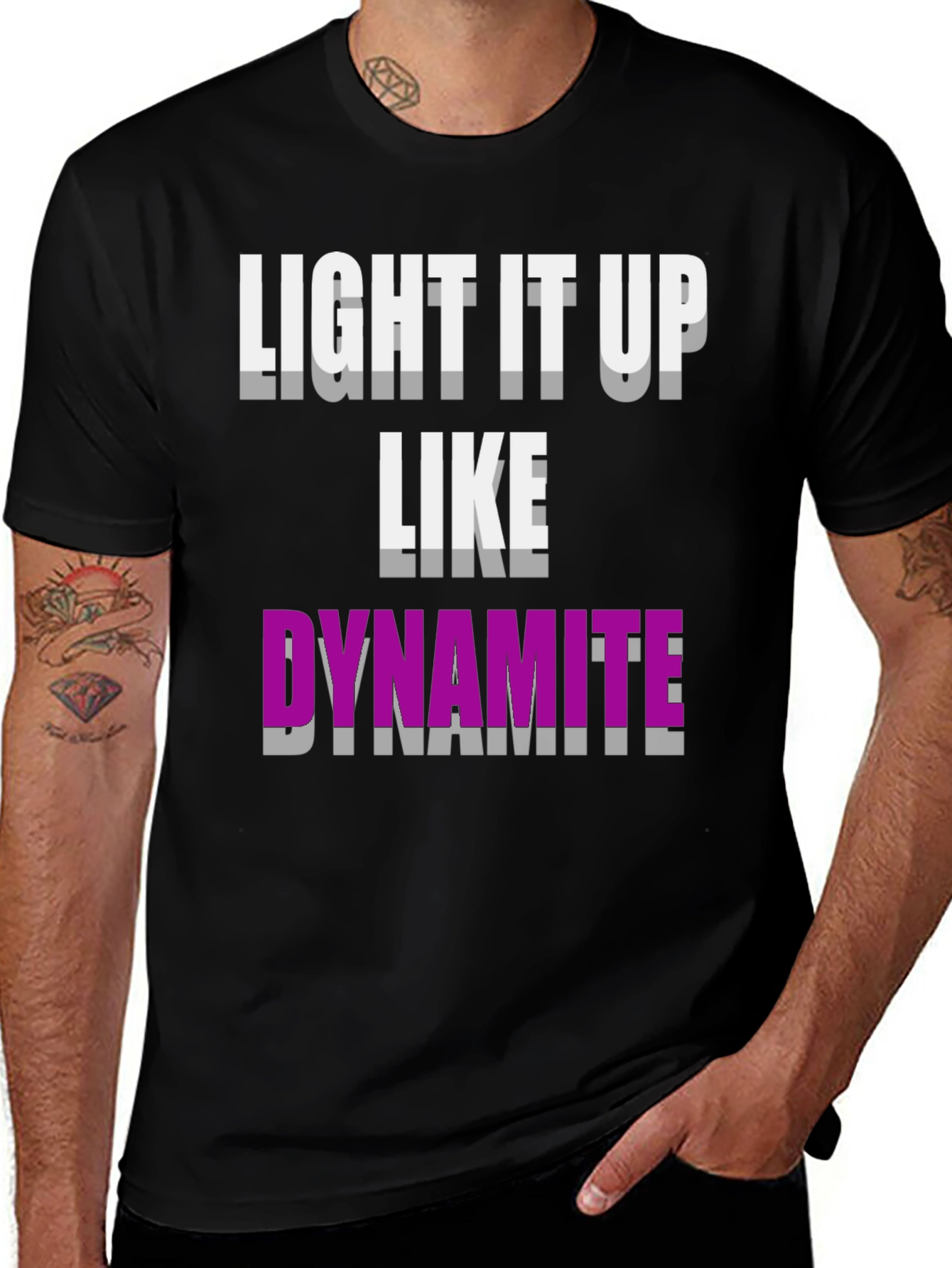 Variant 13 of Light It Up Like Dynamite Graphic Tee