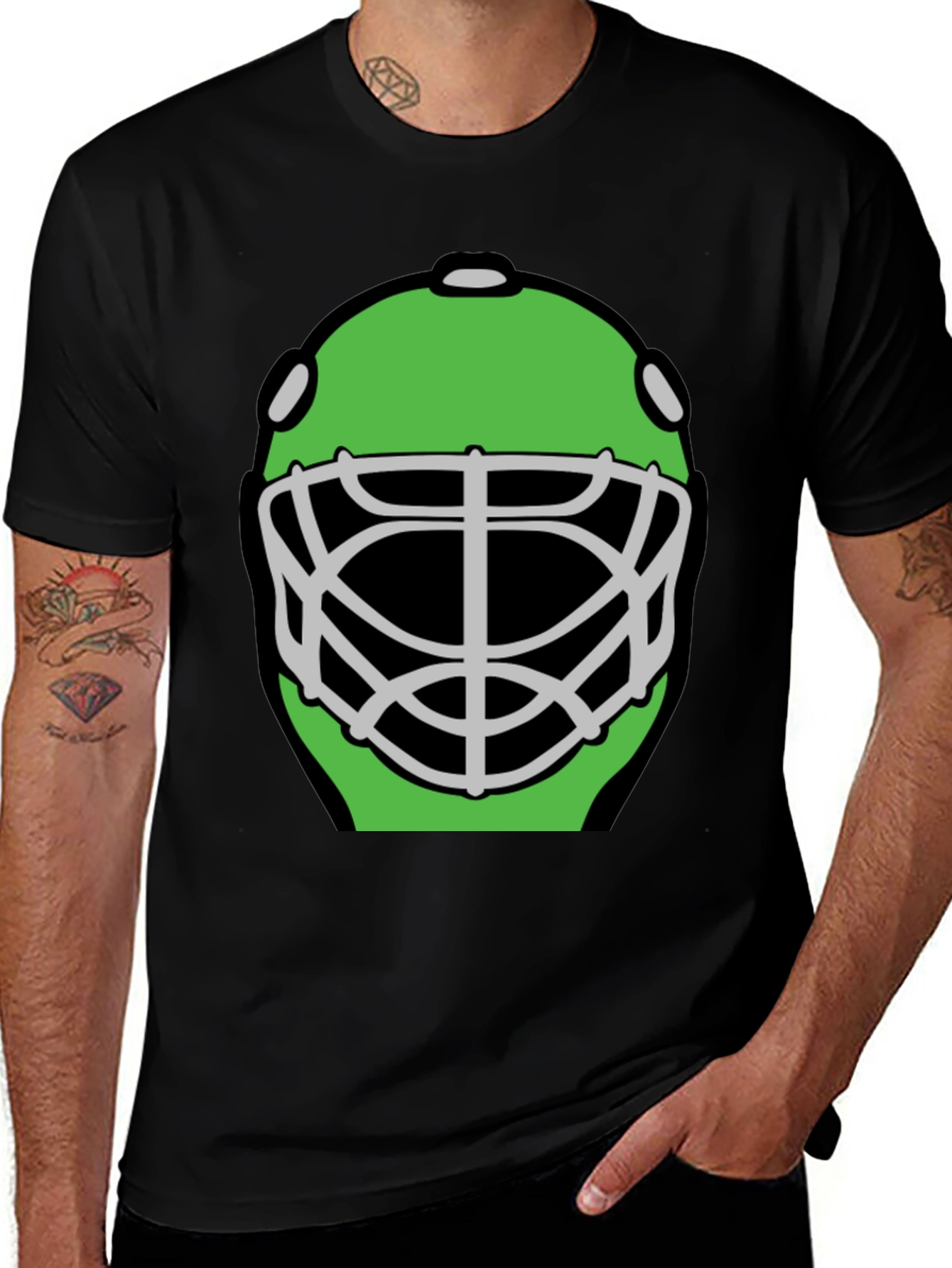 Hockey Goalie Mask Graphic Tee