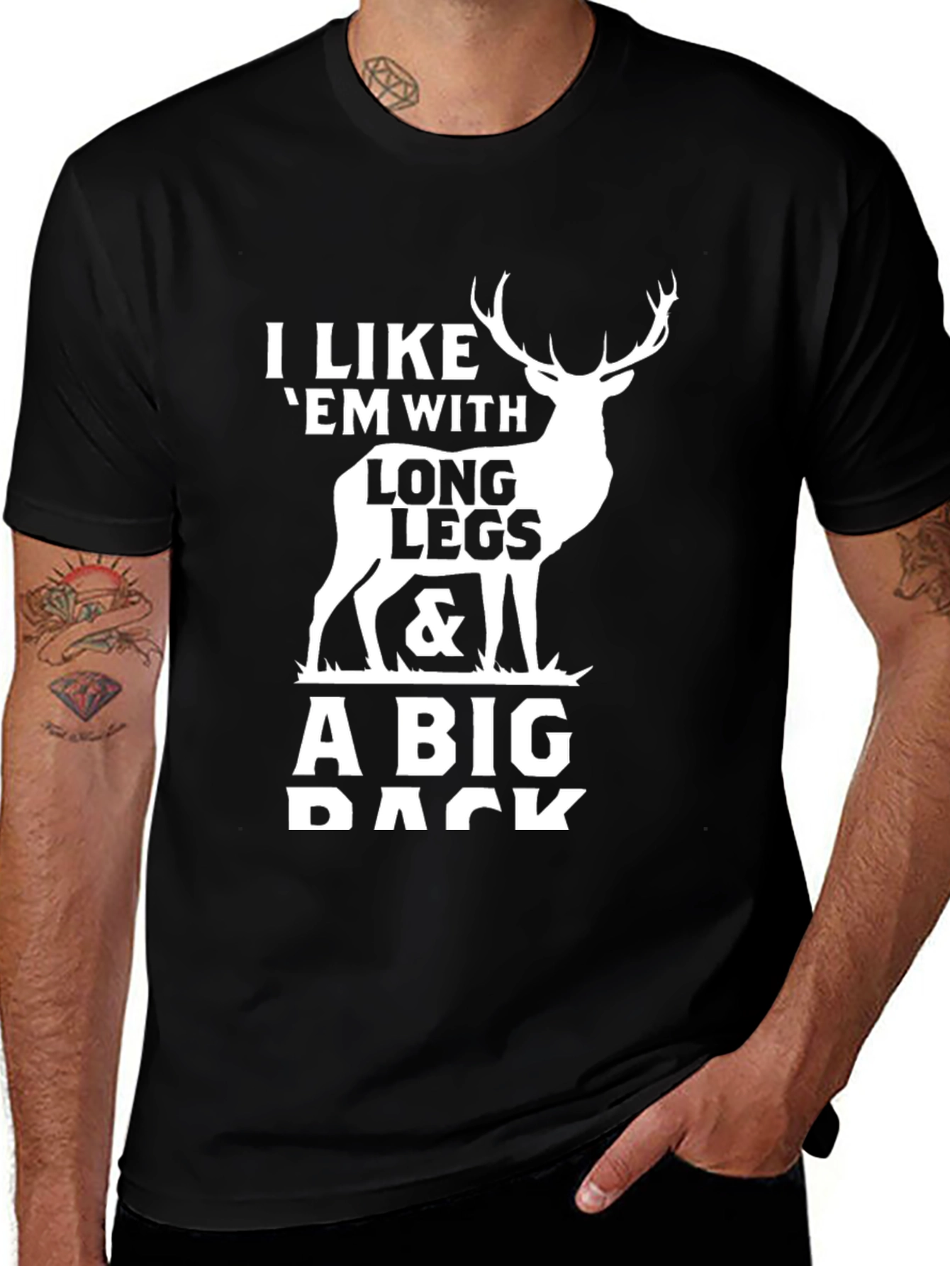 I Like 'Em With Long Legs & a Big Rack T-Shirt