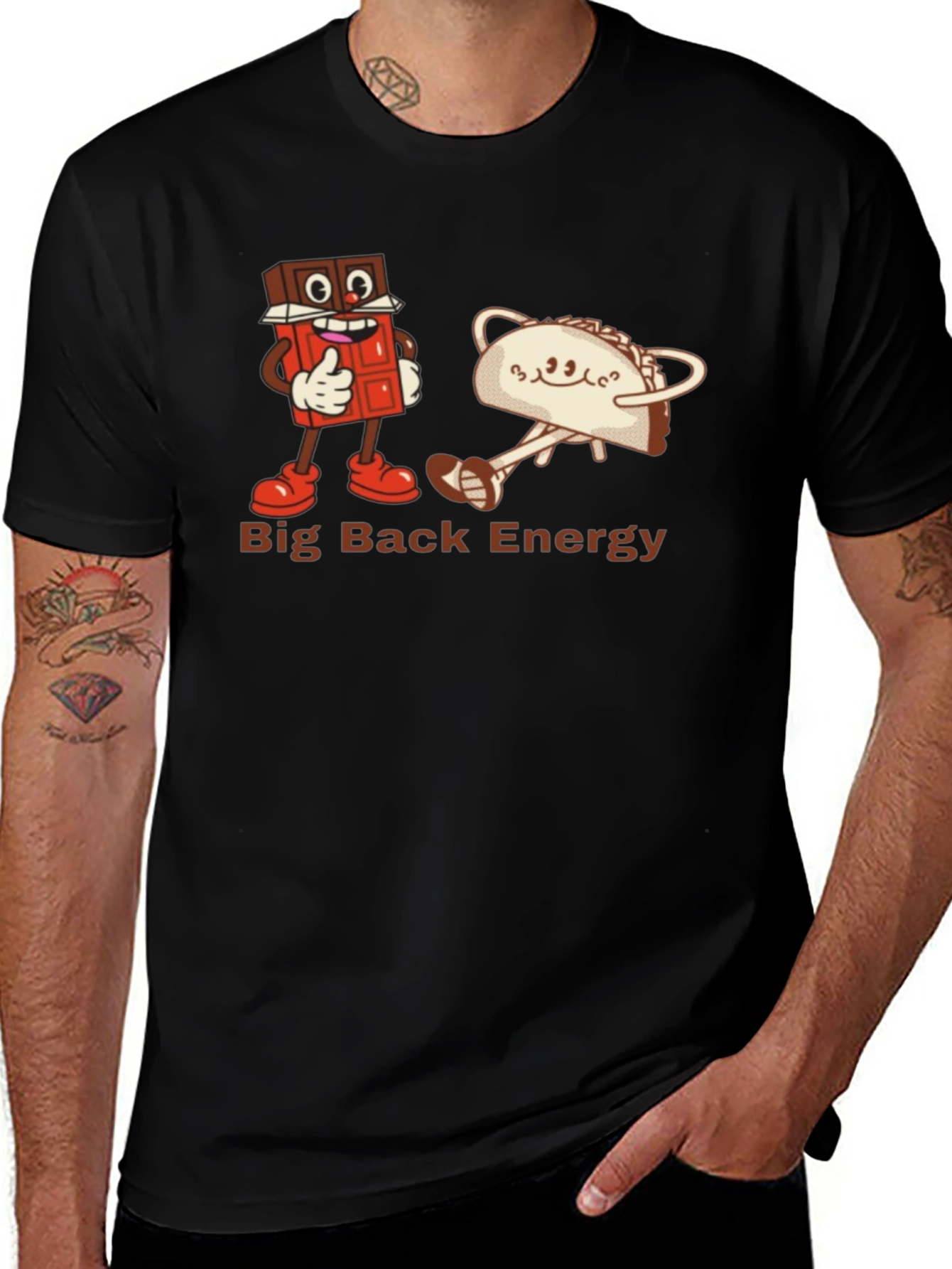 Variant 18 of Big Back Energy Funny Graphic Tee