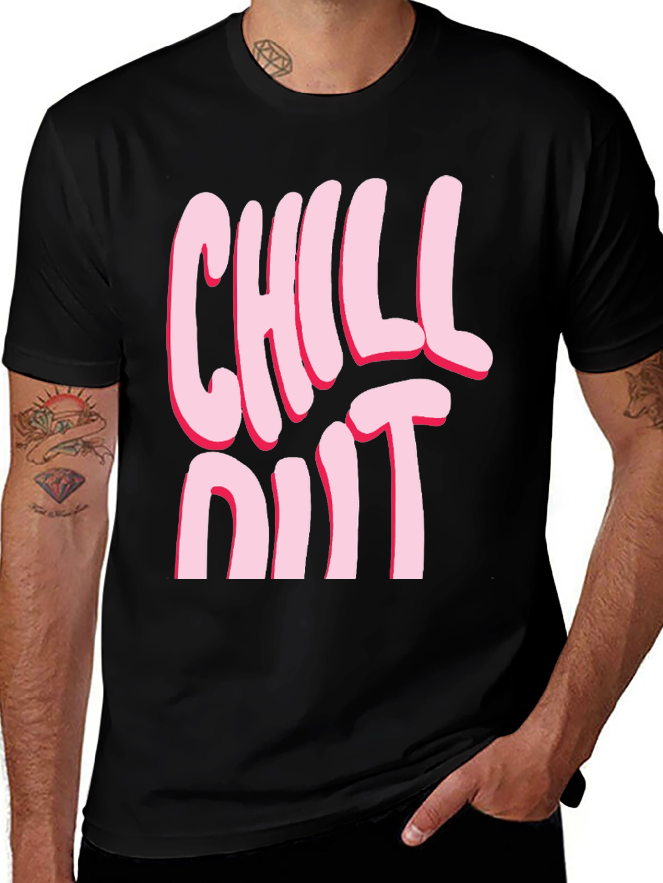 Variant 9 of Chill Out Graphic T-Shirt - Relaxed Casual Wear
