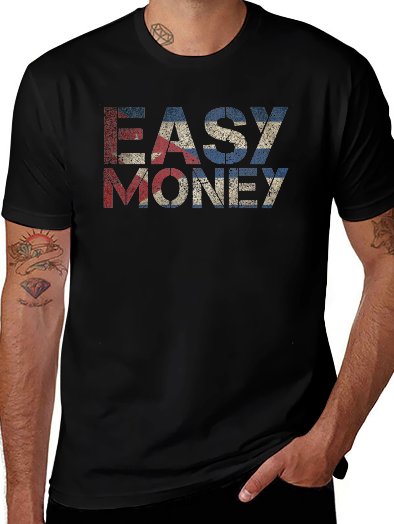 Variant 17 of Easy Money Graphic T-Shirt - Casual Wear