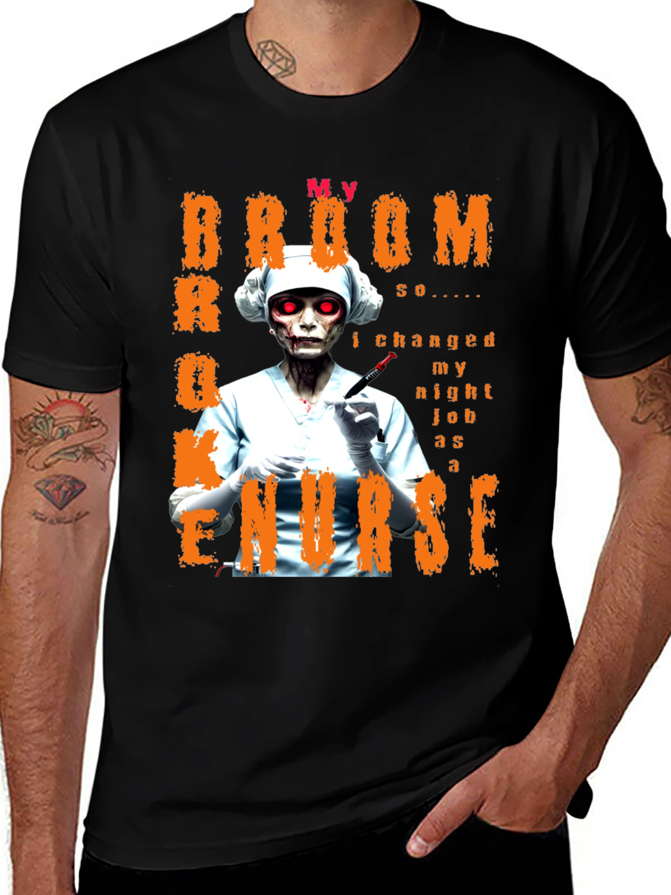 Halloween Zombie Nurse T-Shirt