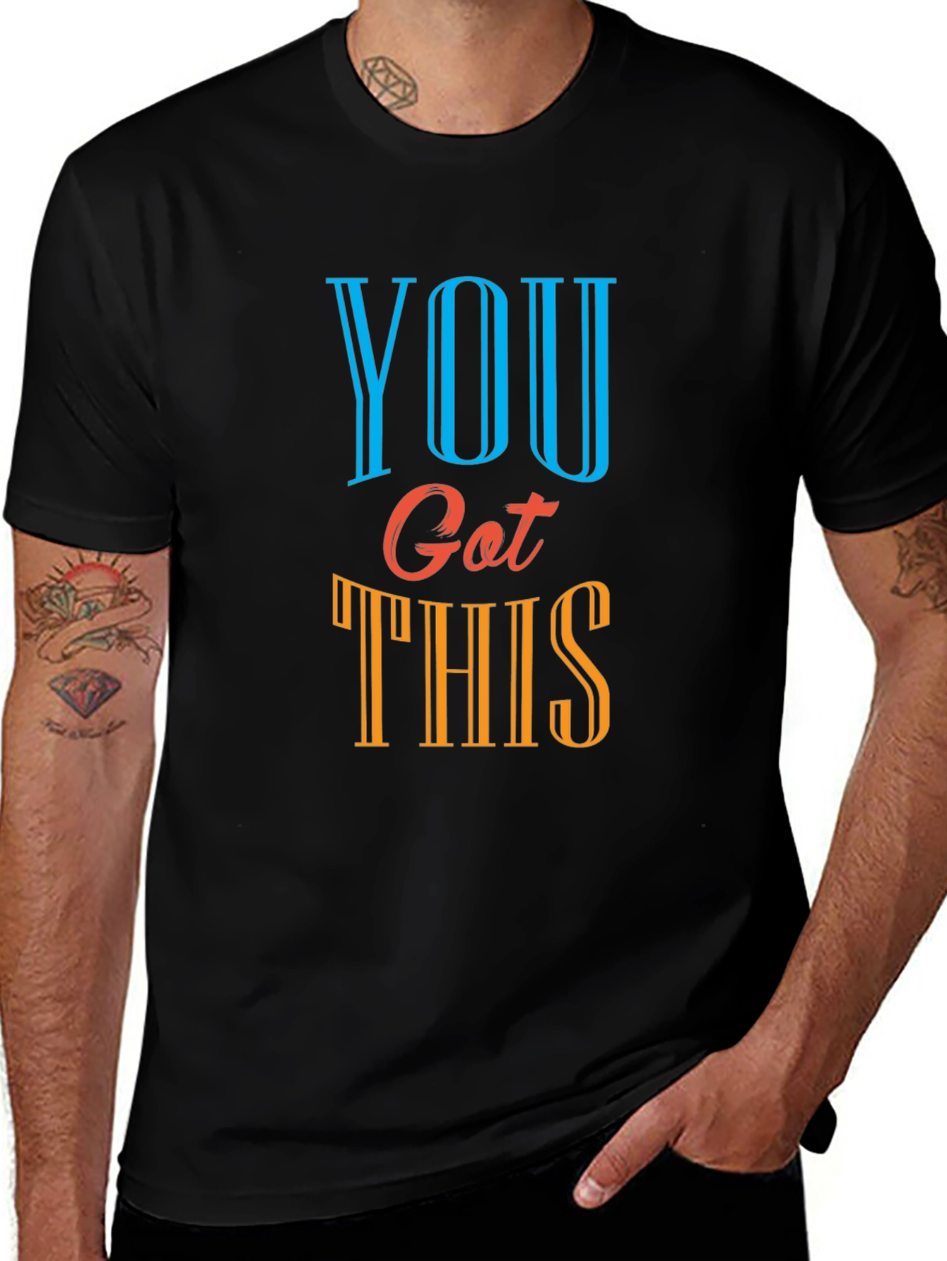 Variant 13 of Motivational "You Got This" Graphic Tee