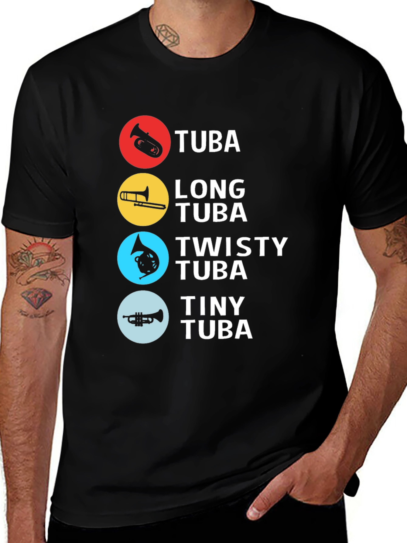 Variant 29 of Funny Tuba Musician Instrument T-Shirt