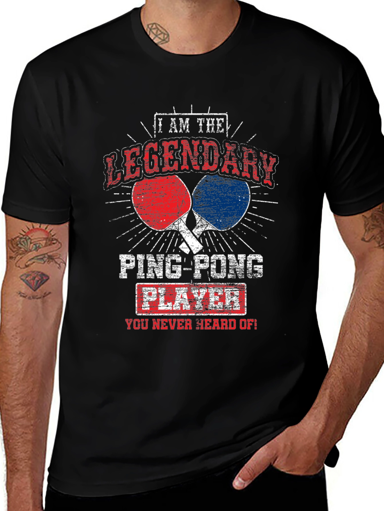 Variant 27 of Legendary Ping Pong Player T-Shirt