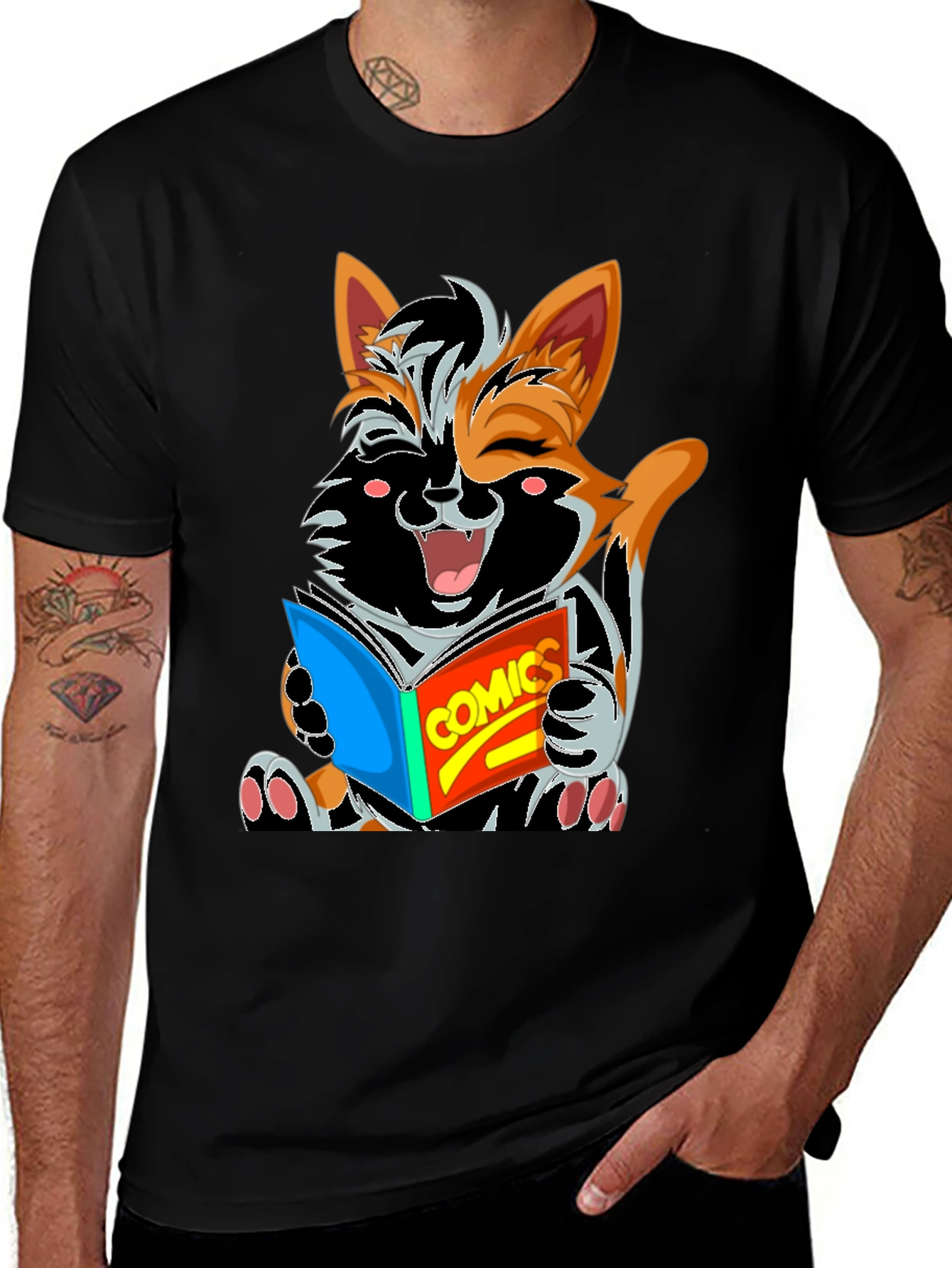 Variant 26 of Funny Comic Book Fox T-Shirt 