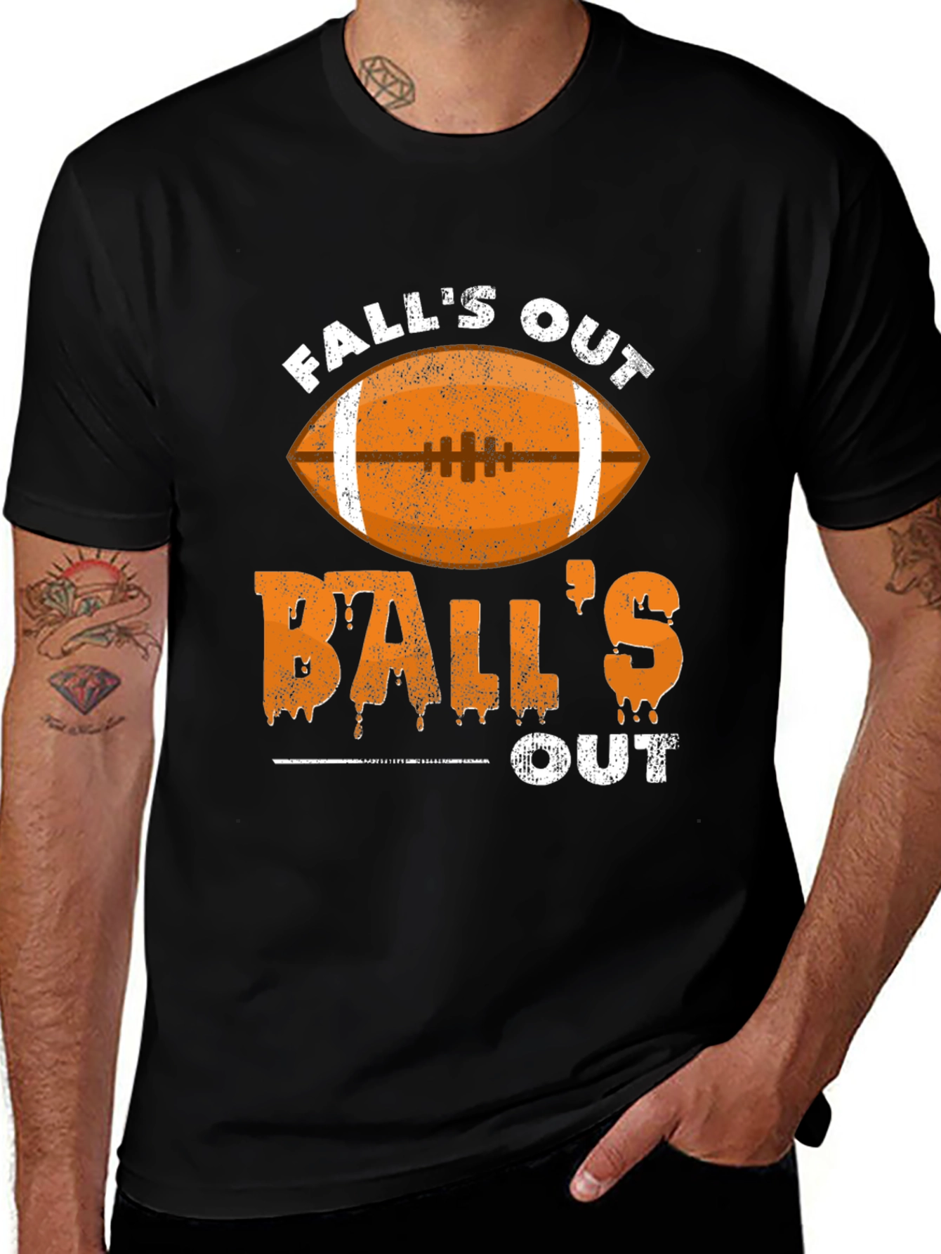 Variant 18 of Fall's Out Ball's Out Football T-Shirt