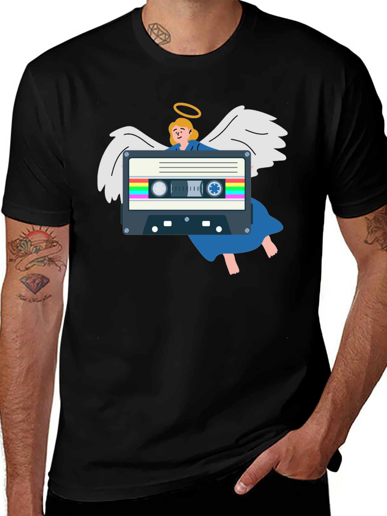 Variant 5 of Cassette Angel Graphic Tee