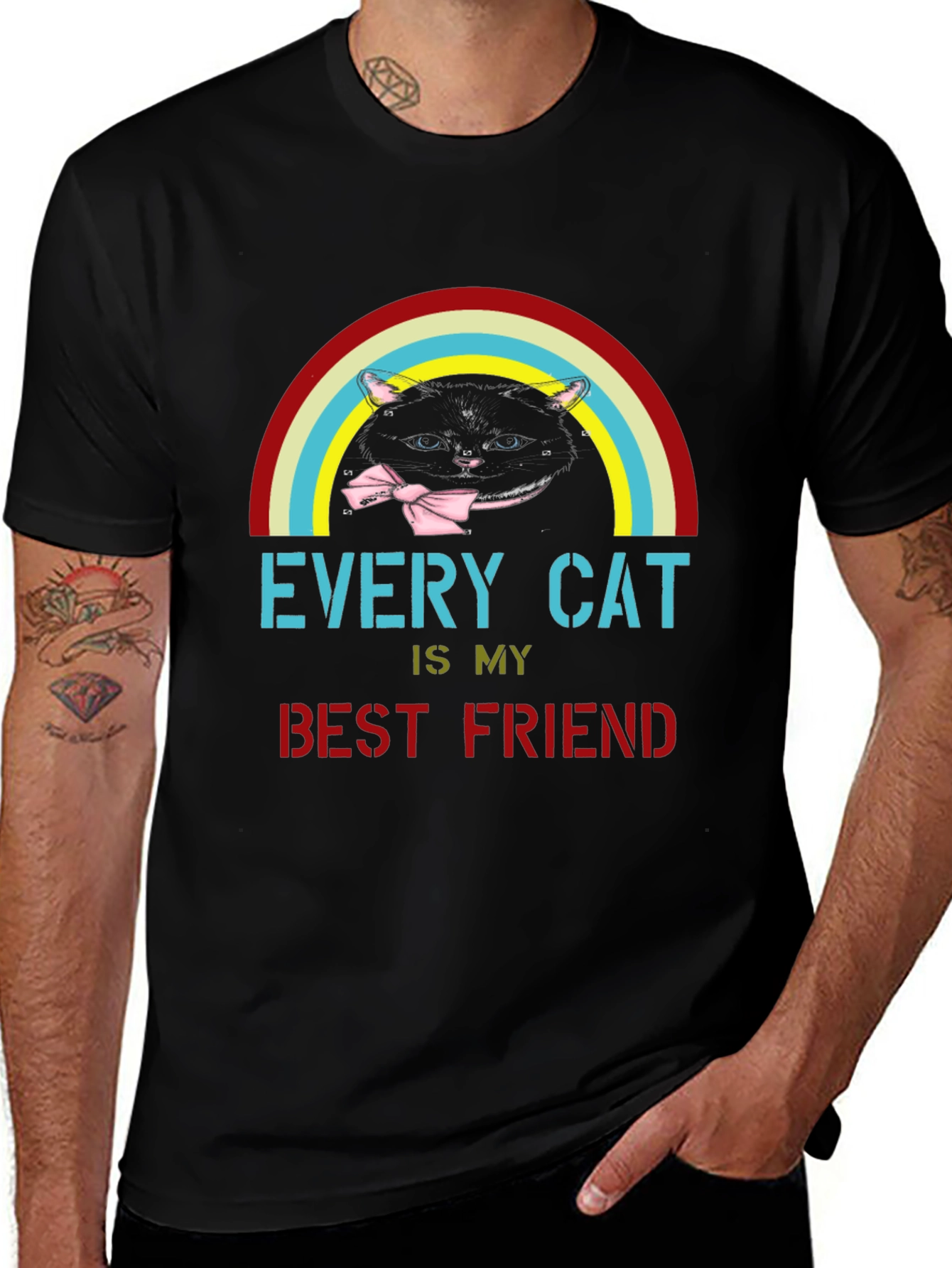 Variant 19 of Every Cat is My Best Friend Graphic Tee