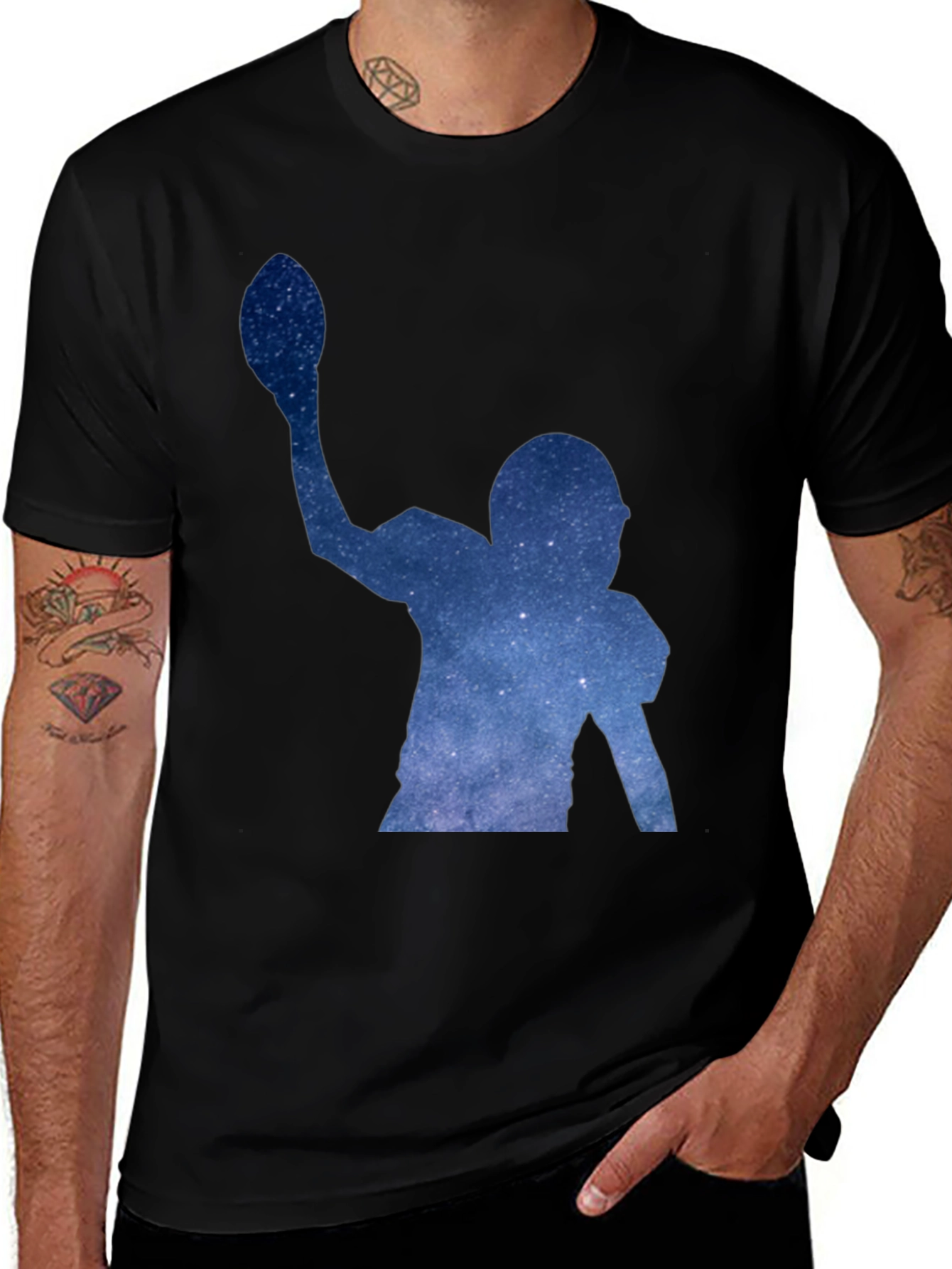Variant 13 of Football Starry Night T-Shirt