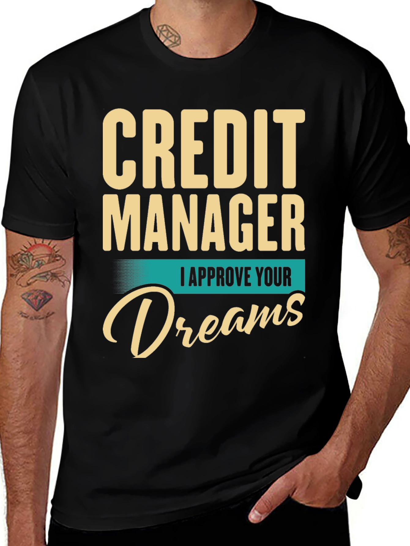 Variant 22 of Credit Manager Dreams Graphic Tee