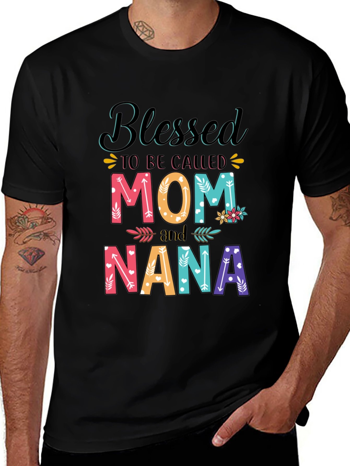 Variant 22 of Blessed Mom and Nana T-Shirt