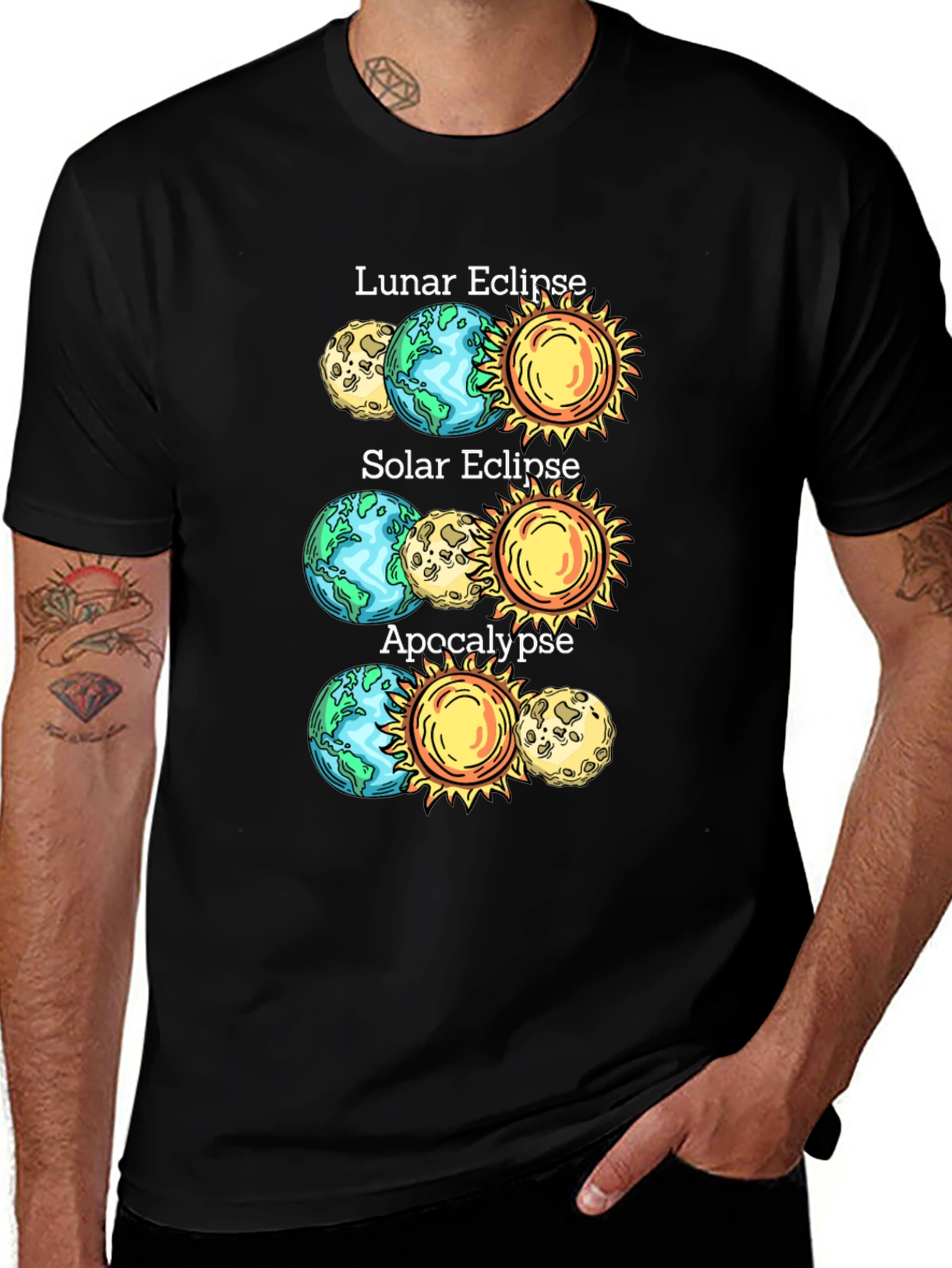 Variant 13 of Eclipse T-Shirt: Lunar, Solar & Apocalypse