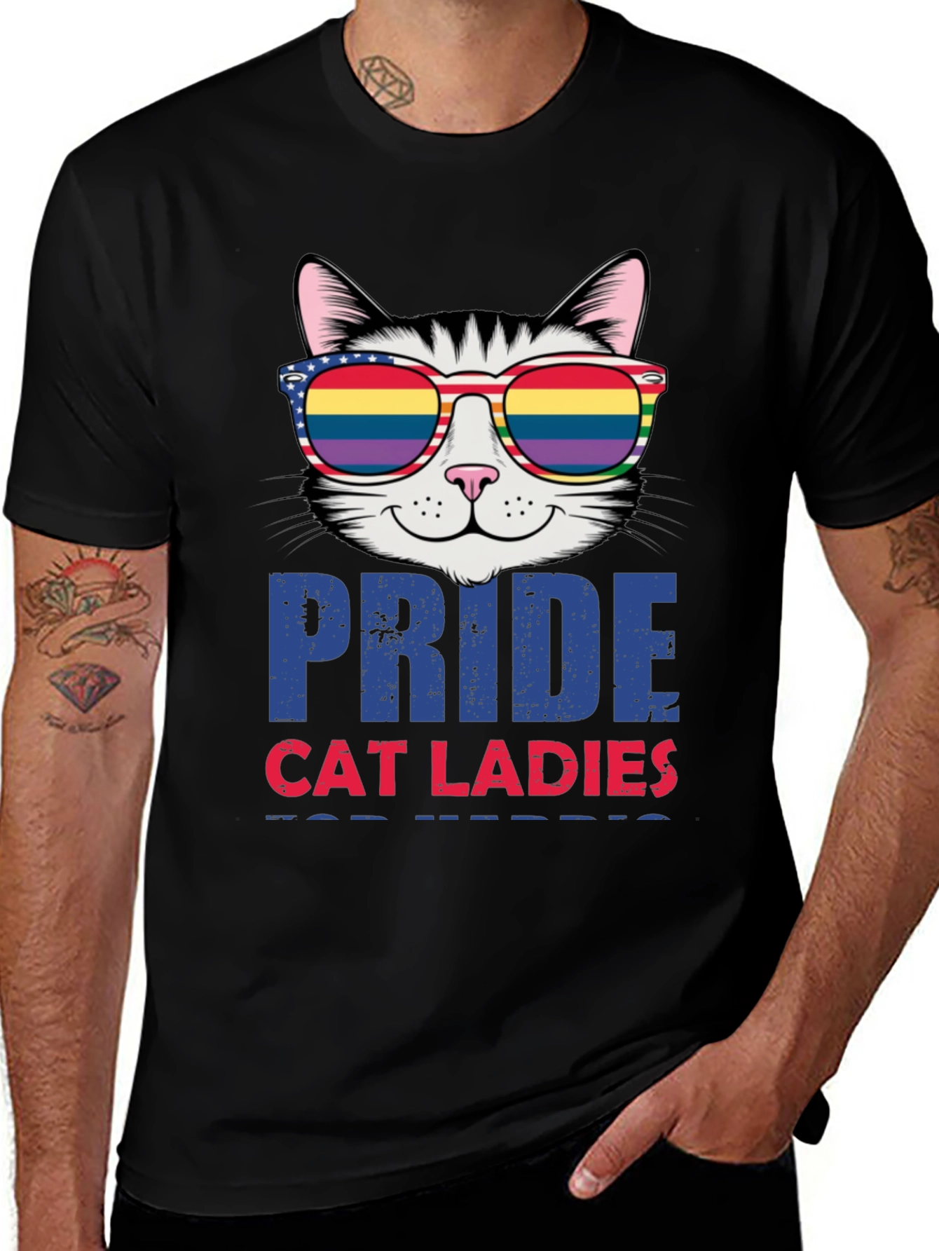Pride Cat Ladies T-Shirt LGBTQ+ Tee