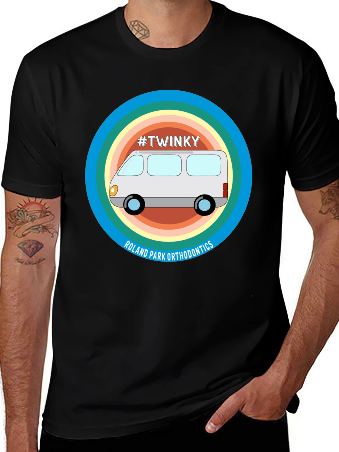 Variant 28 of Twinky Van T-Shirt - Roland Park Orthodontics