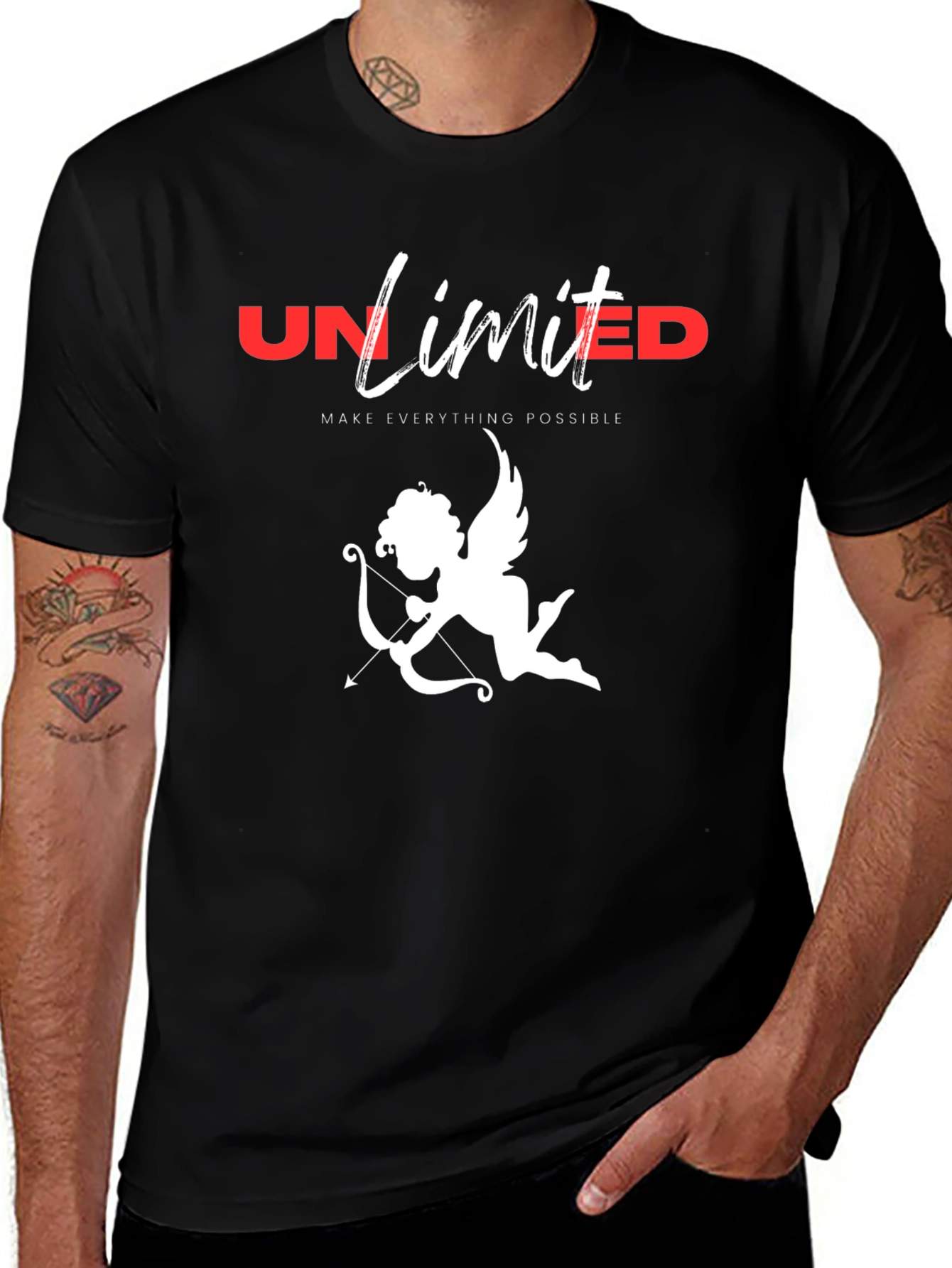 Variant 6 of Unlimited Love Cupid Graphic T-Shirt