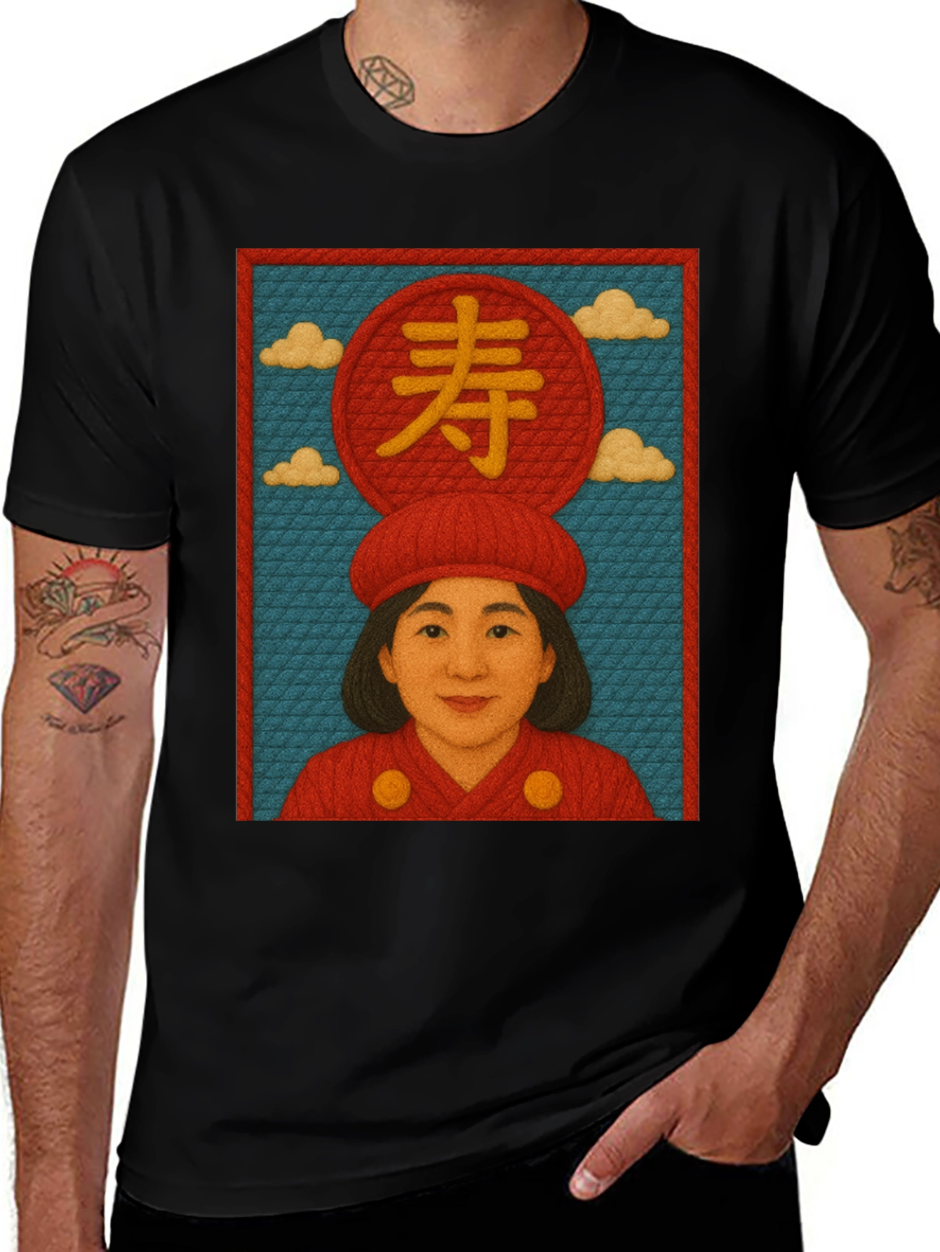 Variant 16 of Oriental Portrait T-Shirt