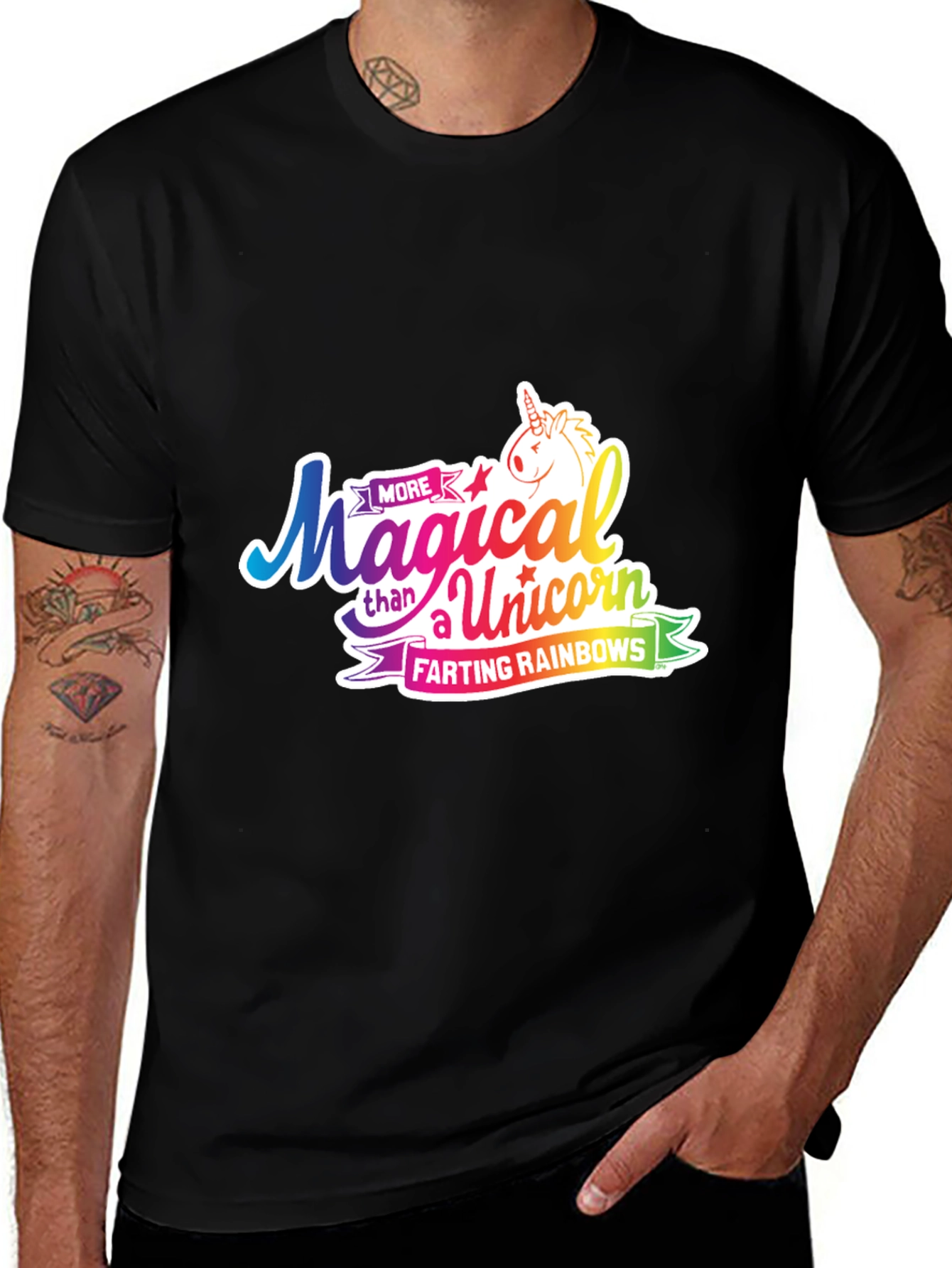 Variant 17 of Magical Unicorn Rainbows T-Shirt