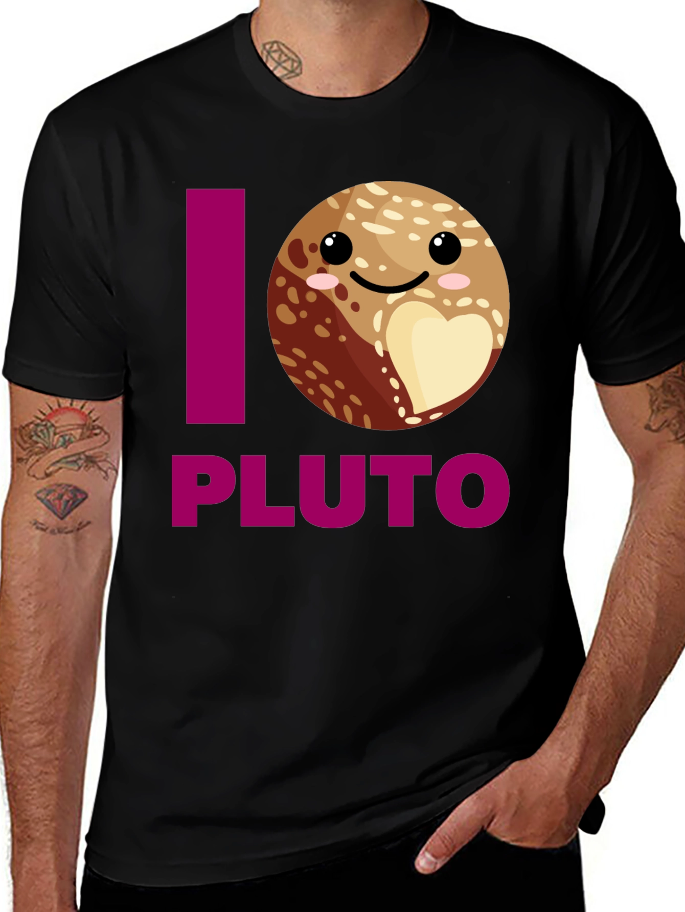 I Love Pluto T-Shirt, Space Tee