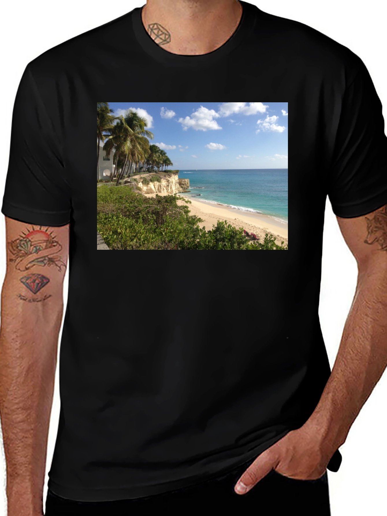 Beach Paradise Graphic T-Shirt