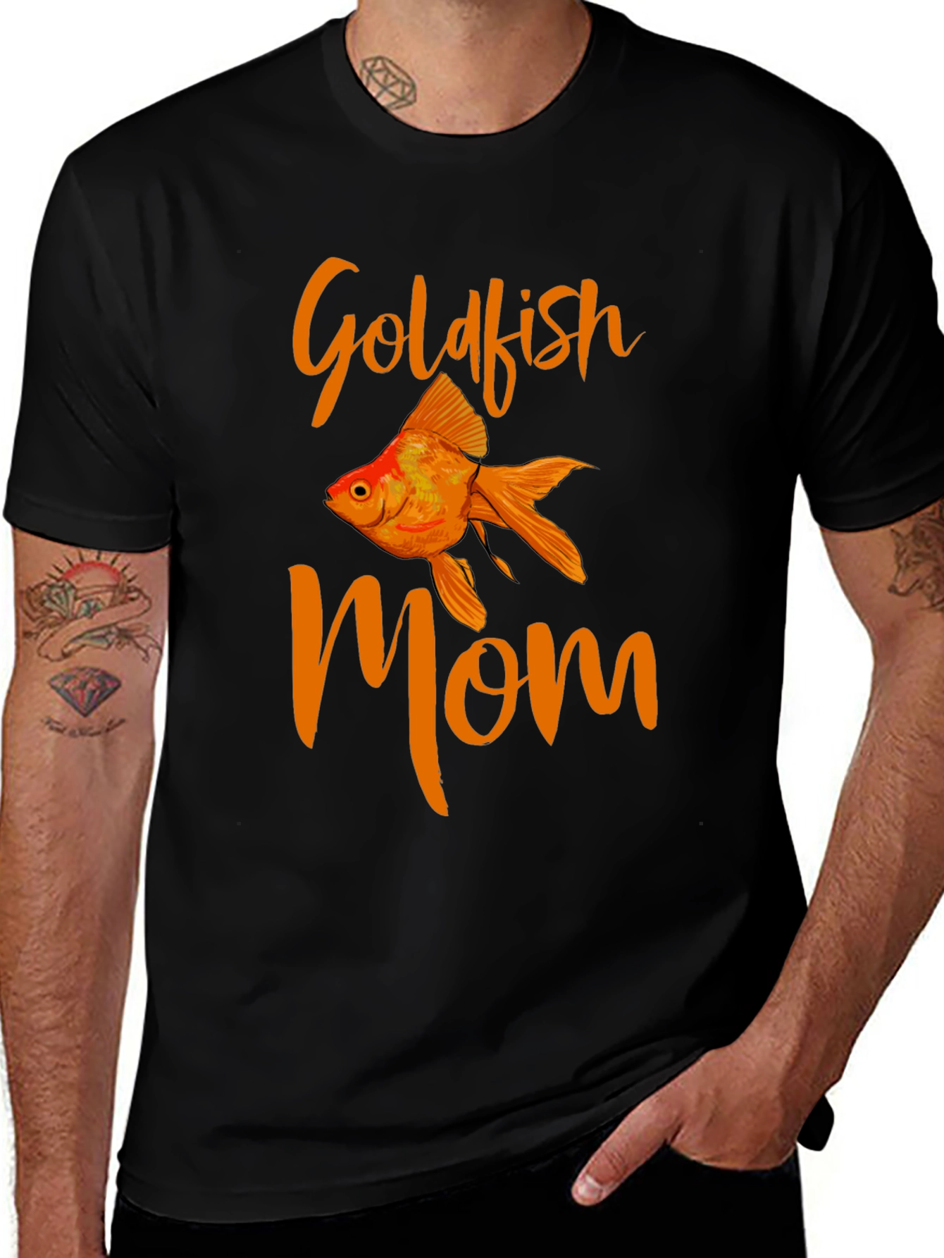Goldfish Mom Graphic T-Shirt