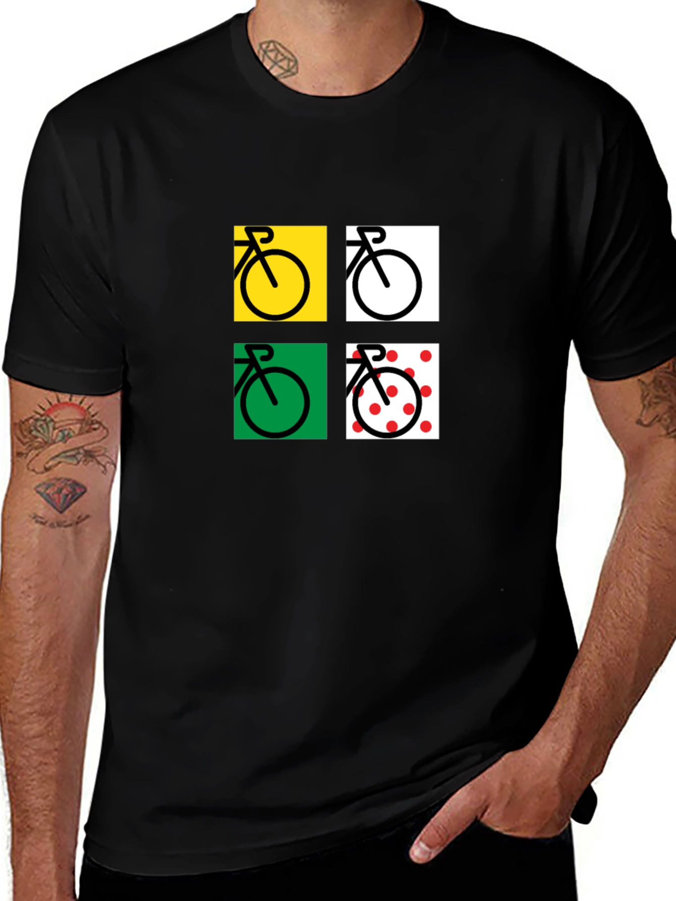 Variant 16 of Cycling Jersey T-Shirt - Tour de France Inspired Design