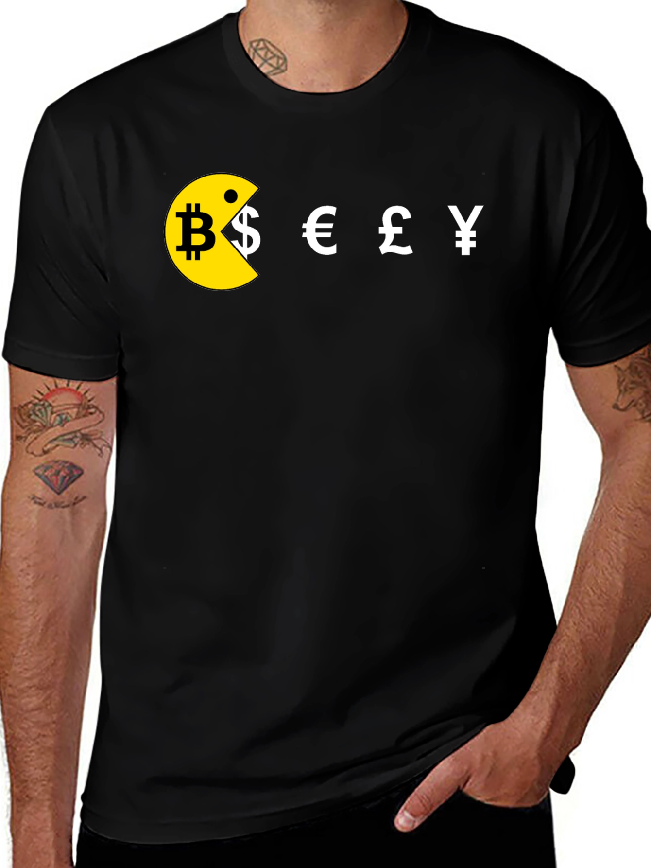 Bitcoin Pacman T-Shirt - Eat the Competition!