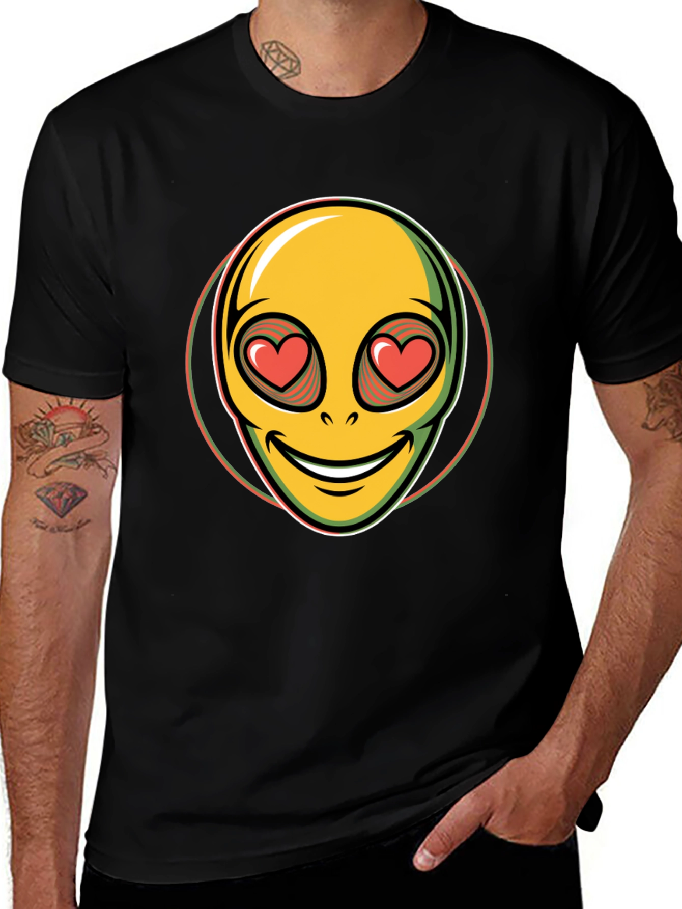 Variant 21 of Alien Love T-Shirt - Funny Graphic Tee