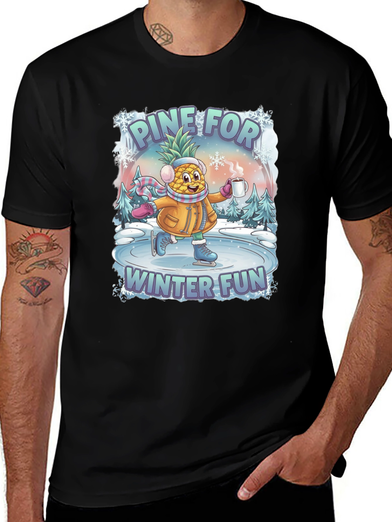 Variant 6 of Pine For Winter Fun Graphic T-Shirt
